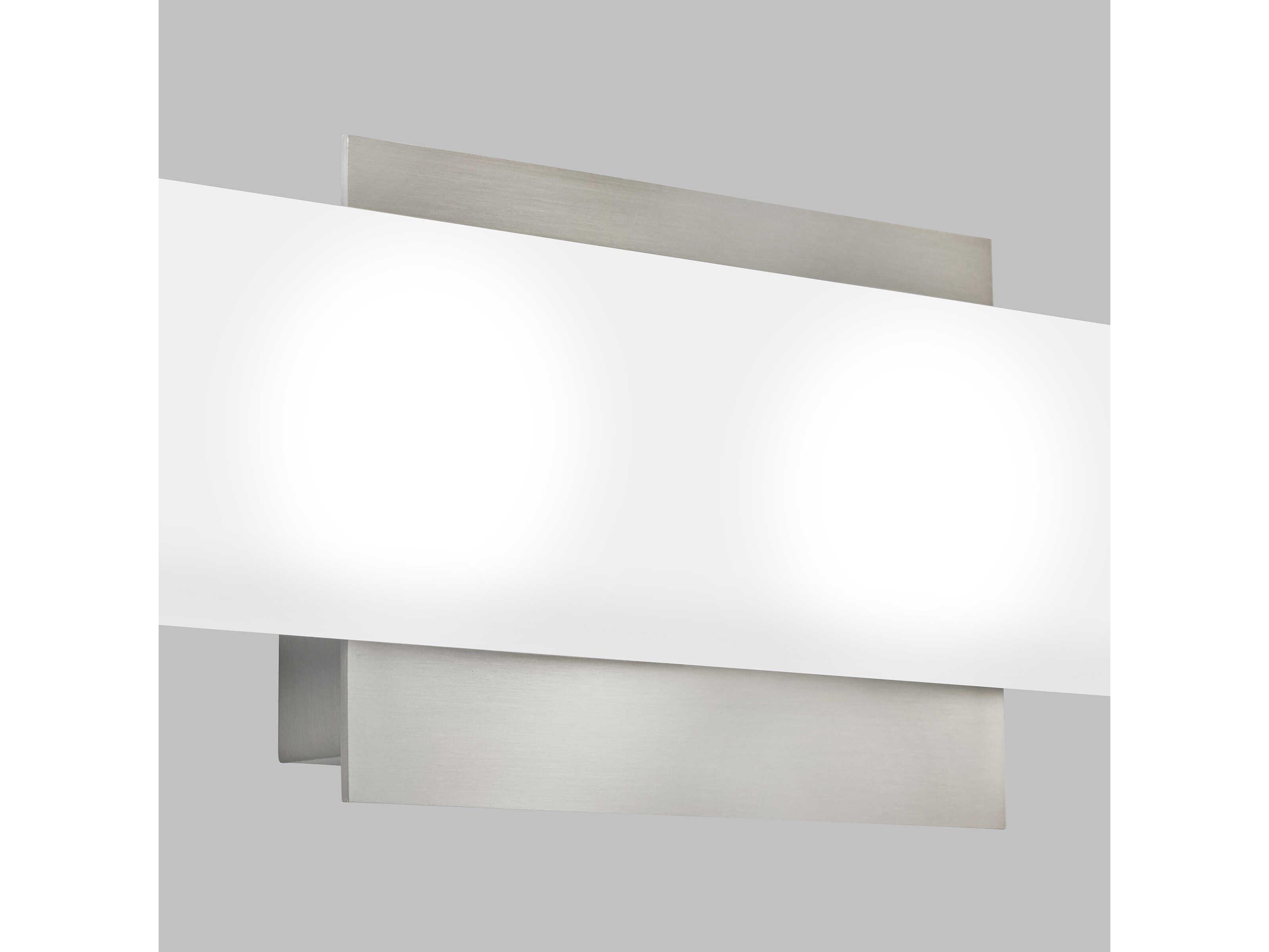 Visual Comfort Modern Lynn 1-Light Satin Nickel Vanity Light