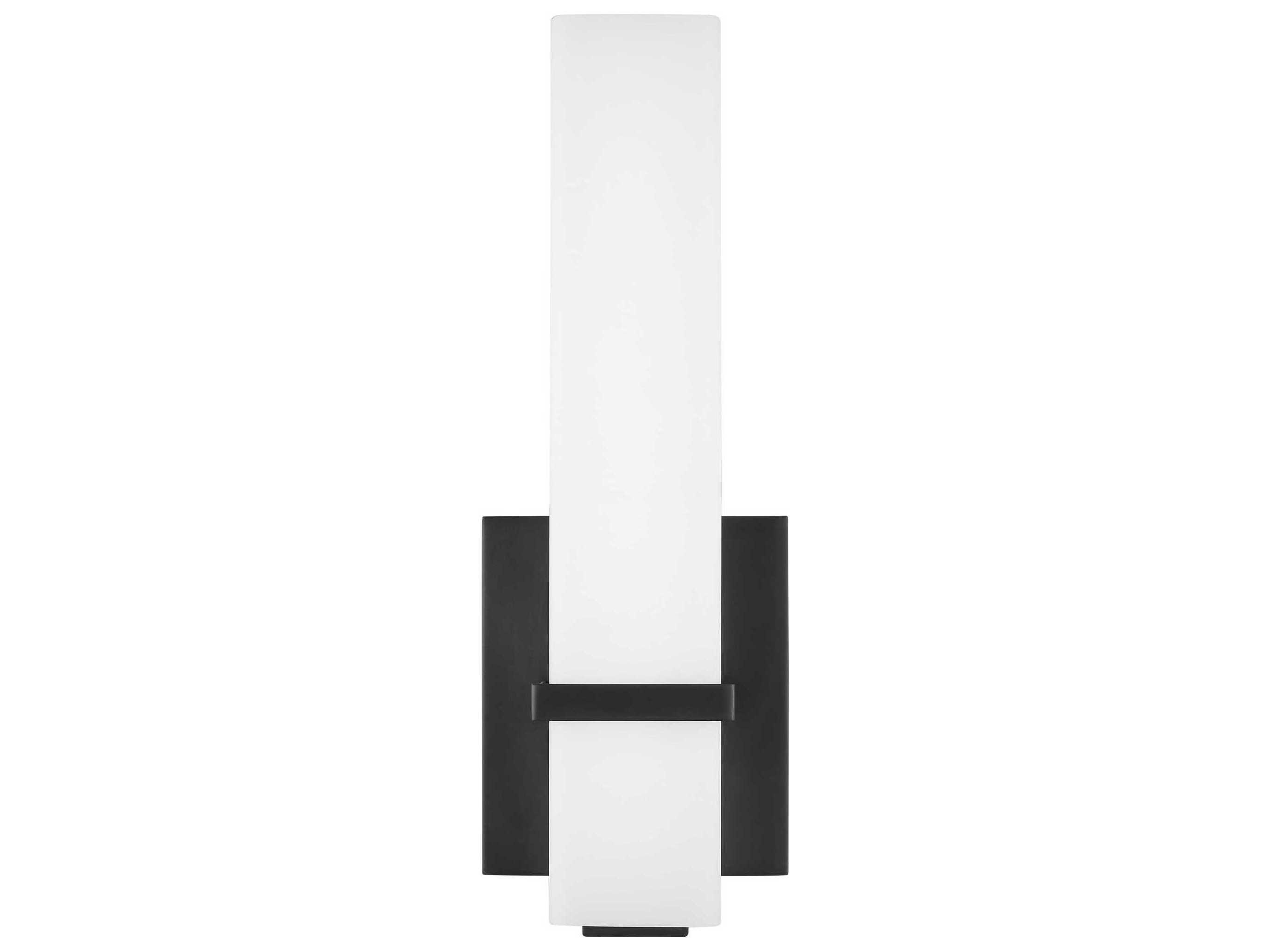 Visual Comfort Modern Milan 1-Light Dark Bronze Wall Sconce