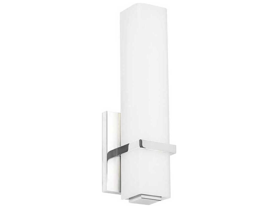 Visual Comfort Modern Milan 1-Light Chrome Wall Sconce