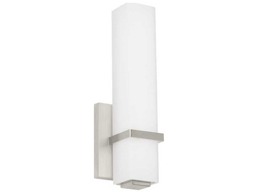 Visual Comfort Modern Milan 1-Light Satin Nickel Wall Sconce