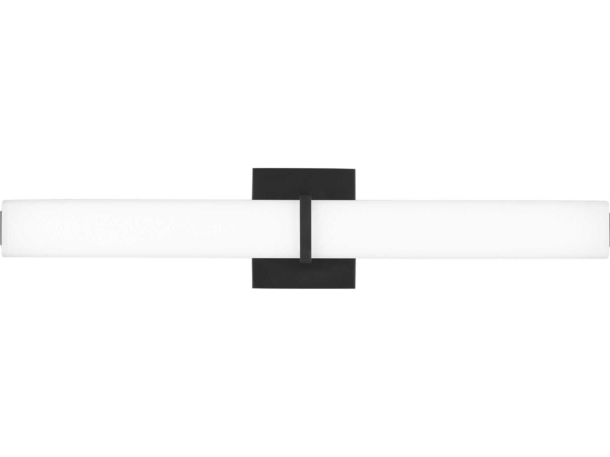 Visual Comfort Modern Milan 1-Light Dark Bronze Vanity Light