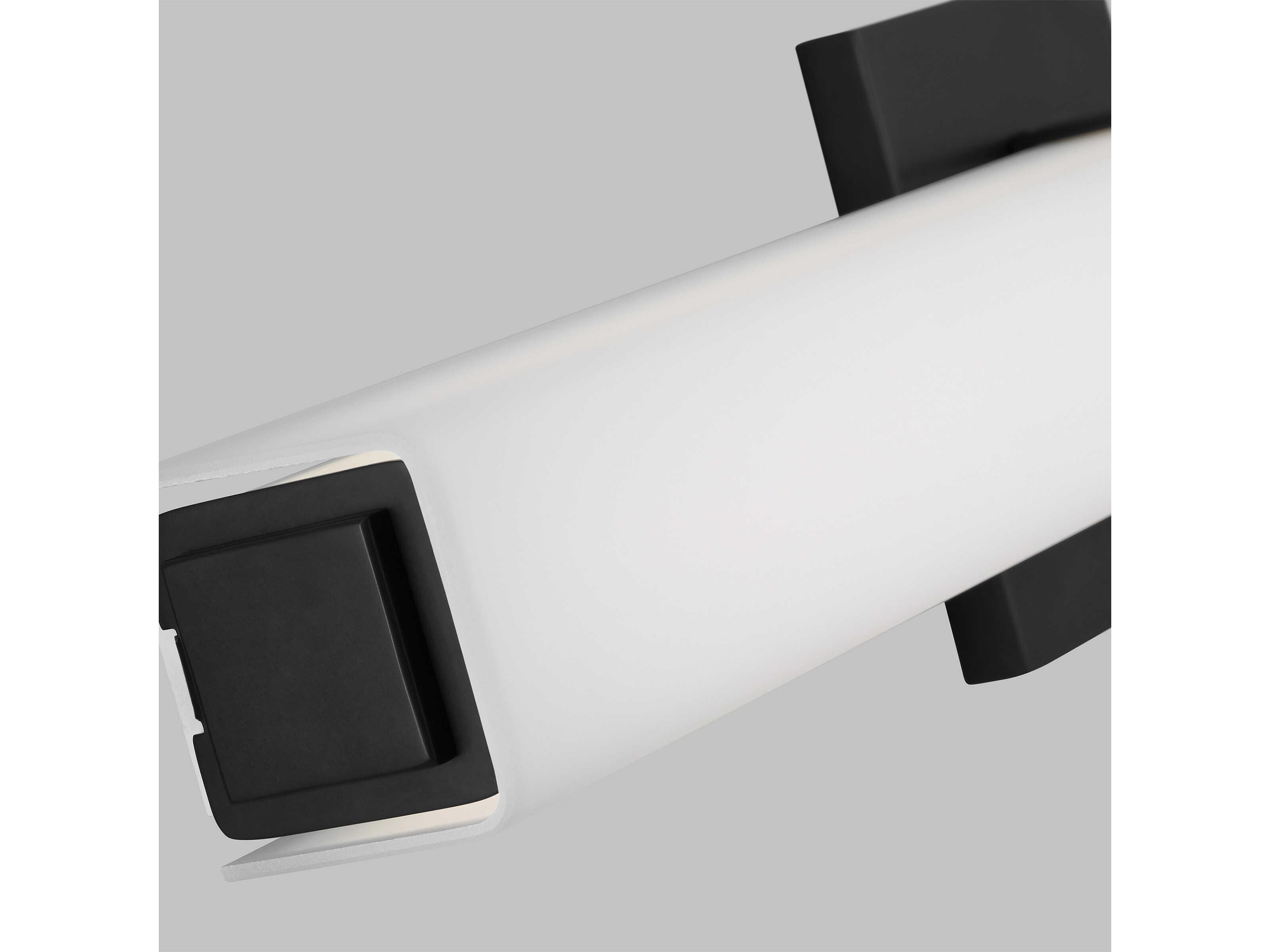 Visual Comfort Modern Milan 1-Light Dark Bronze Vanity Light