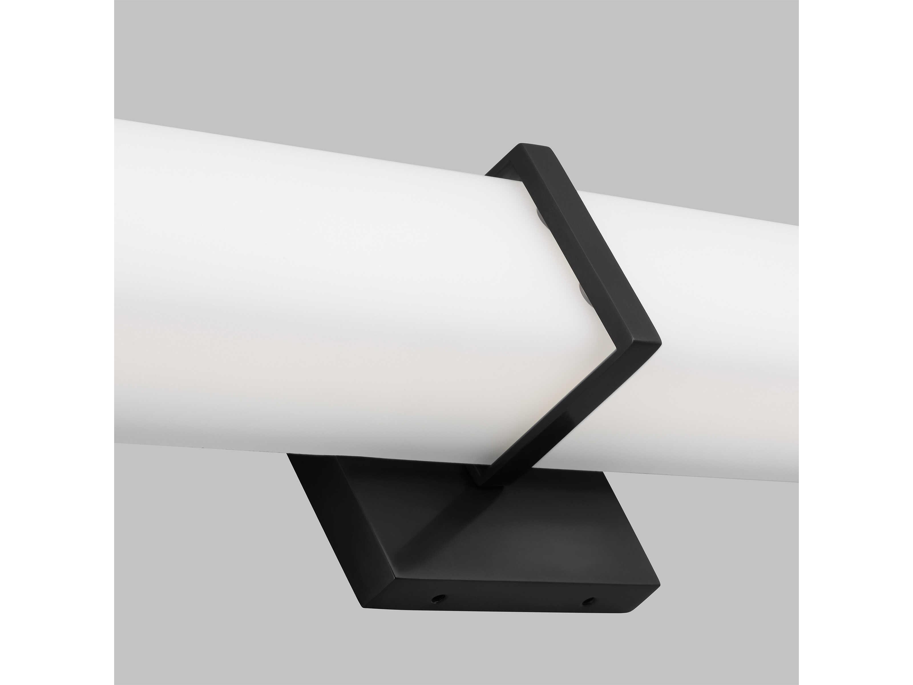 Visual Comfort Modern Milan 1-Light Dark Bronze Vanity Light