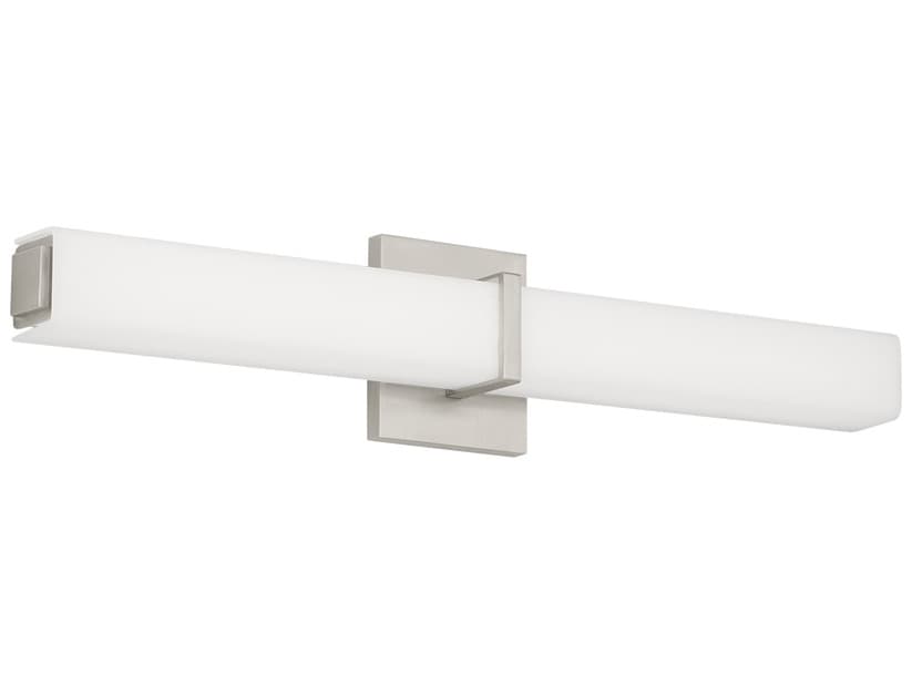 Visual Comfort Modern Milan 1-Light Satin Nickel Vanity Light