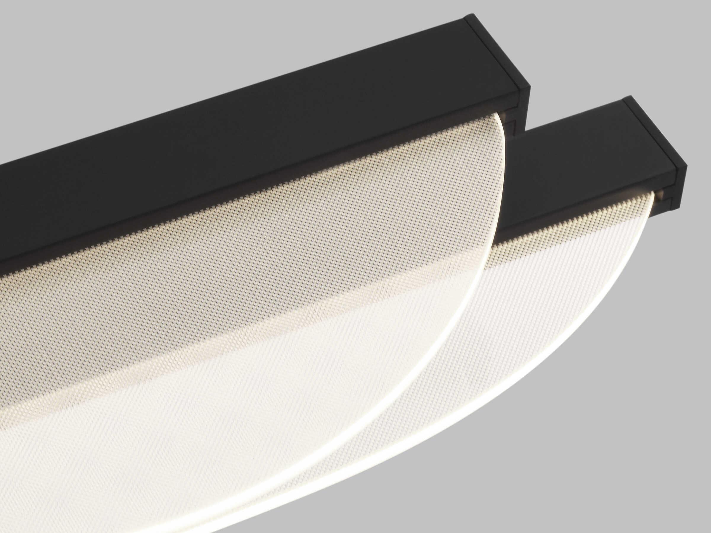 Visual Comfort Modern Nyra 1-Light Nightshade Black Vanity Light