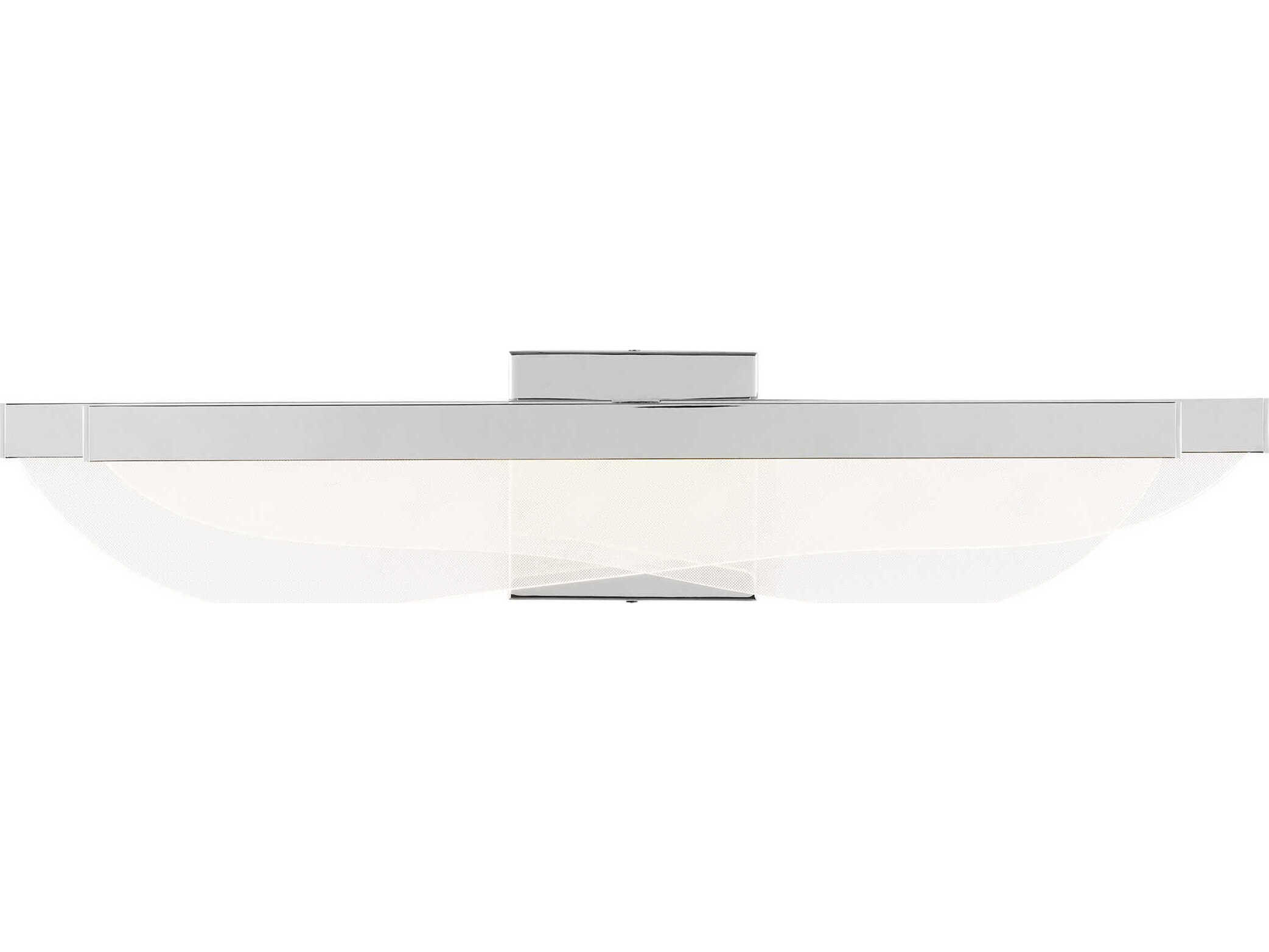 Visual Comfort Modern Nyra 1-Light Polished Nickel Vanity Light