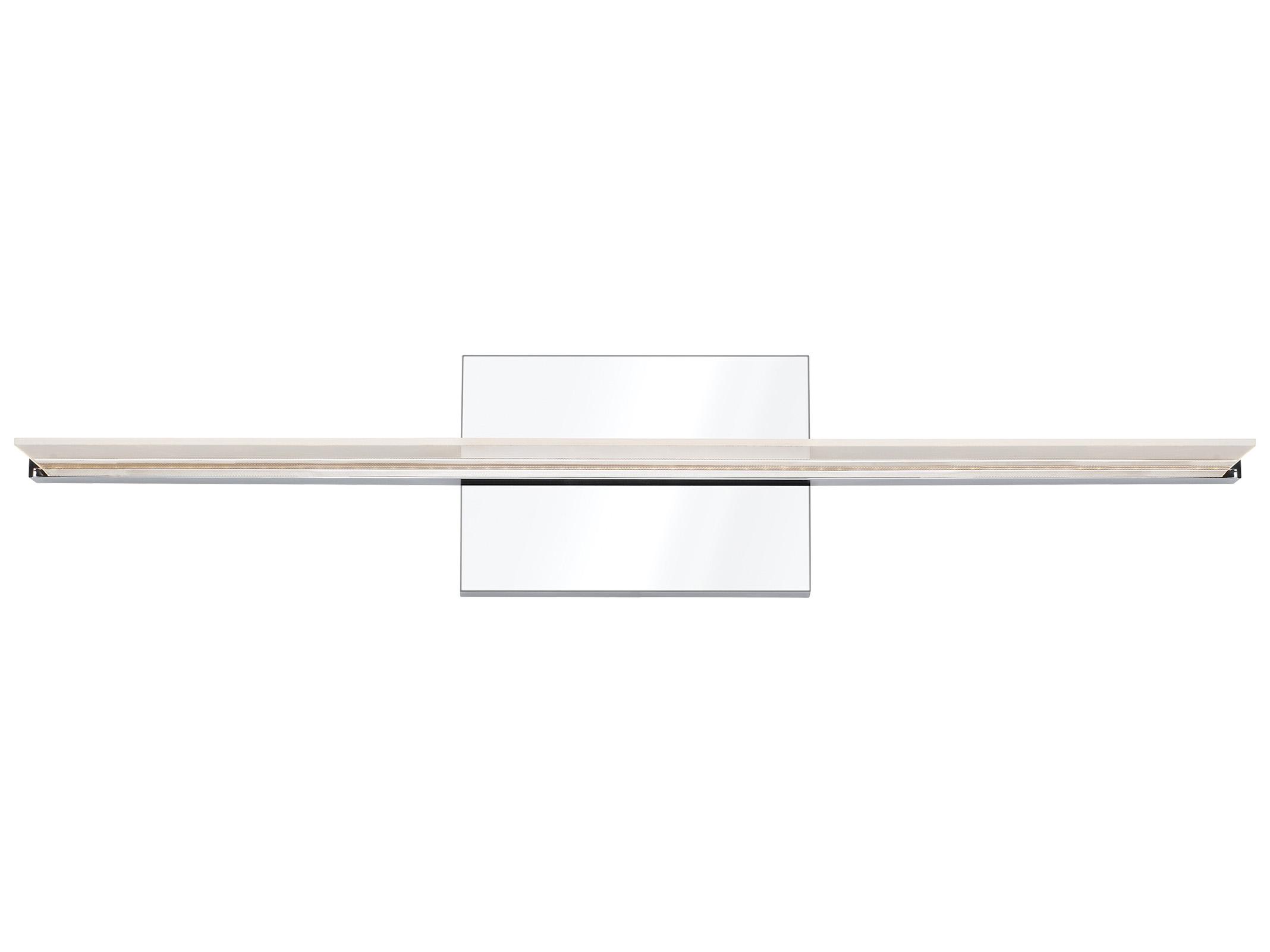 Visual Comfort Modern Span 1-Light Chrome Vanity Light