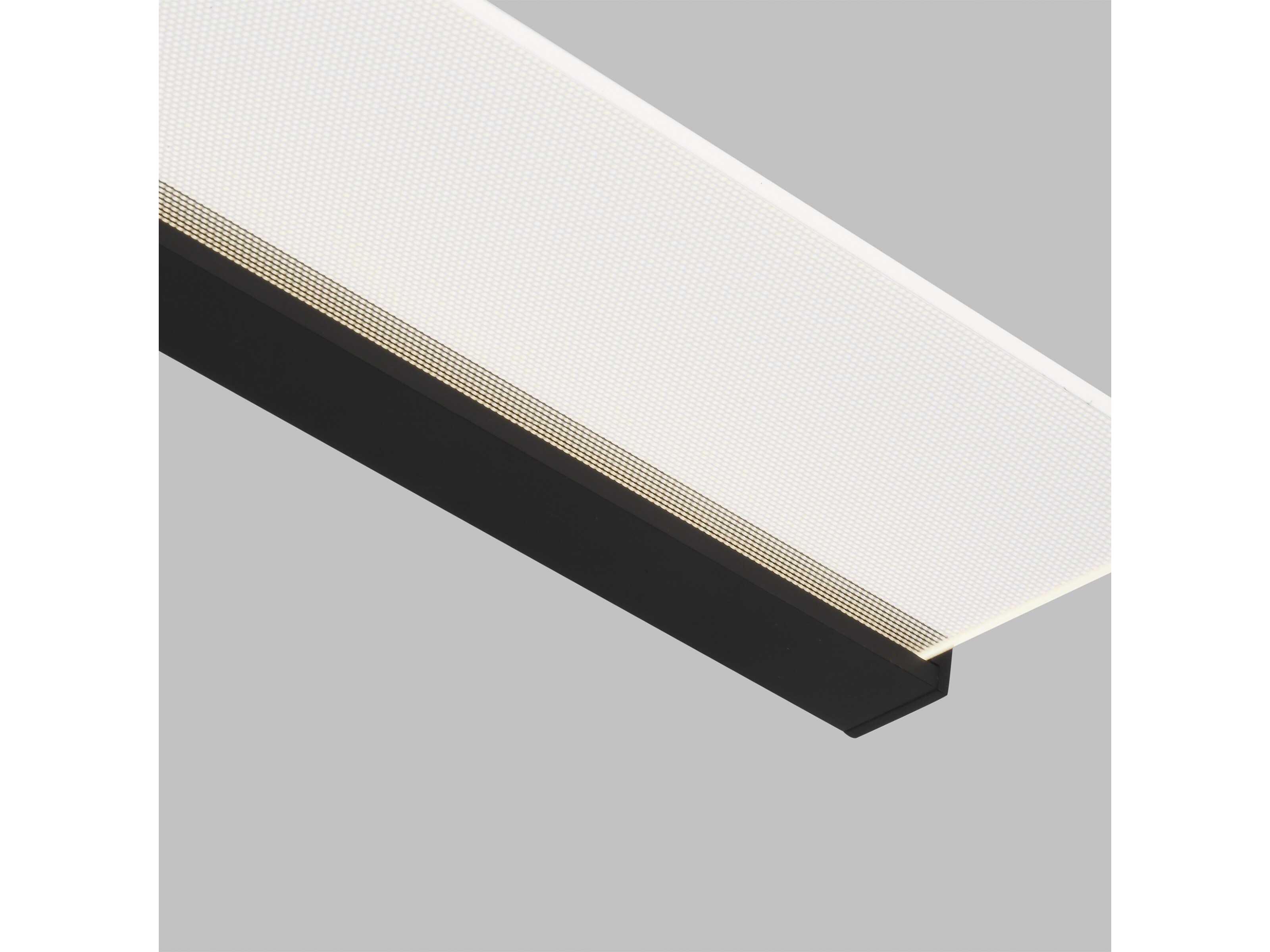 Visual Comfort Modern Span 1-Light Nightshade Black Vanity Light