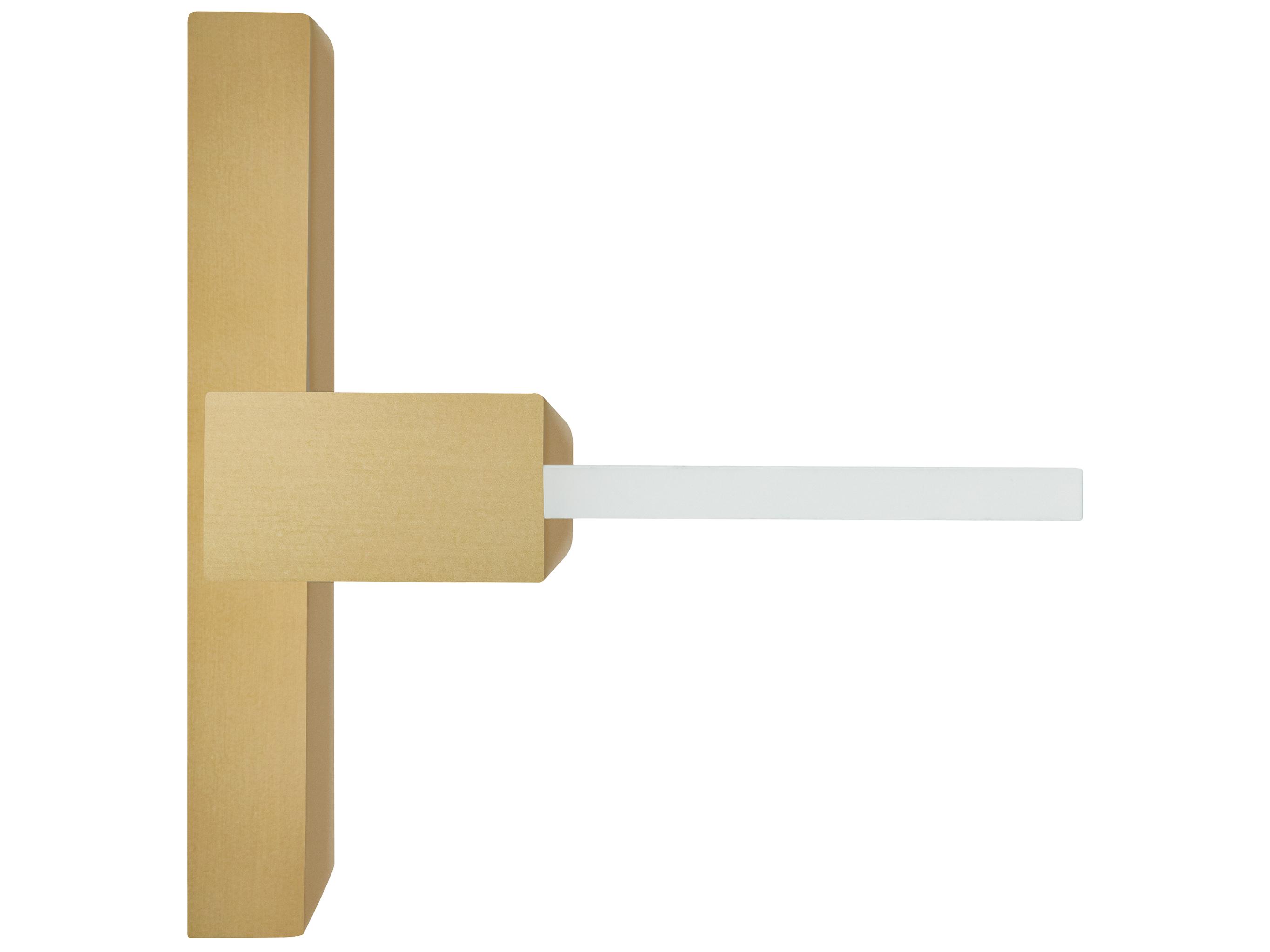 Visual Comfort Modern Tris 3-Light Aged Brass Vanity Light