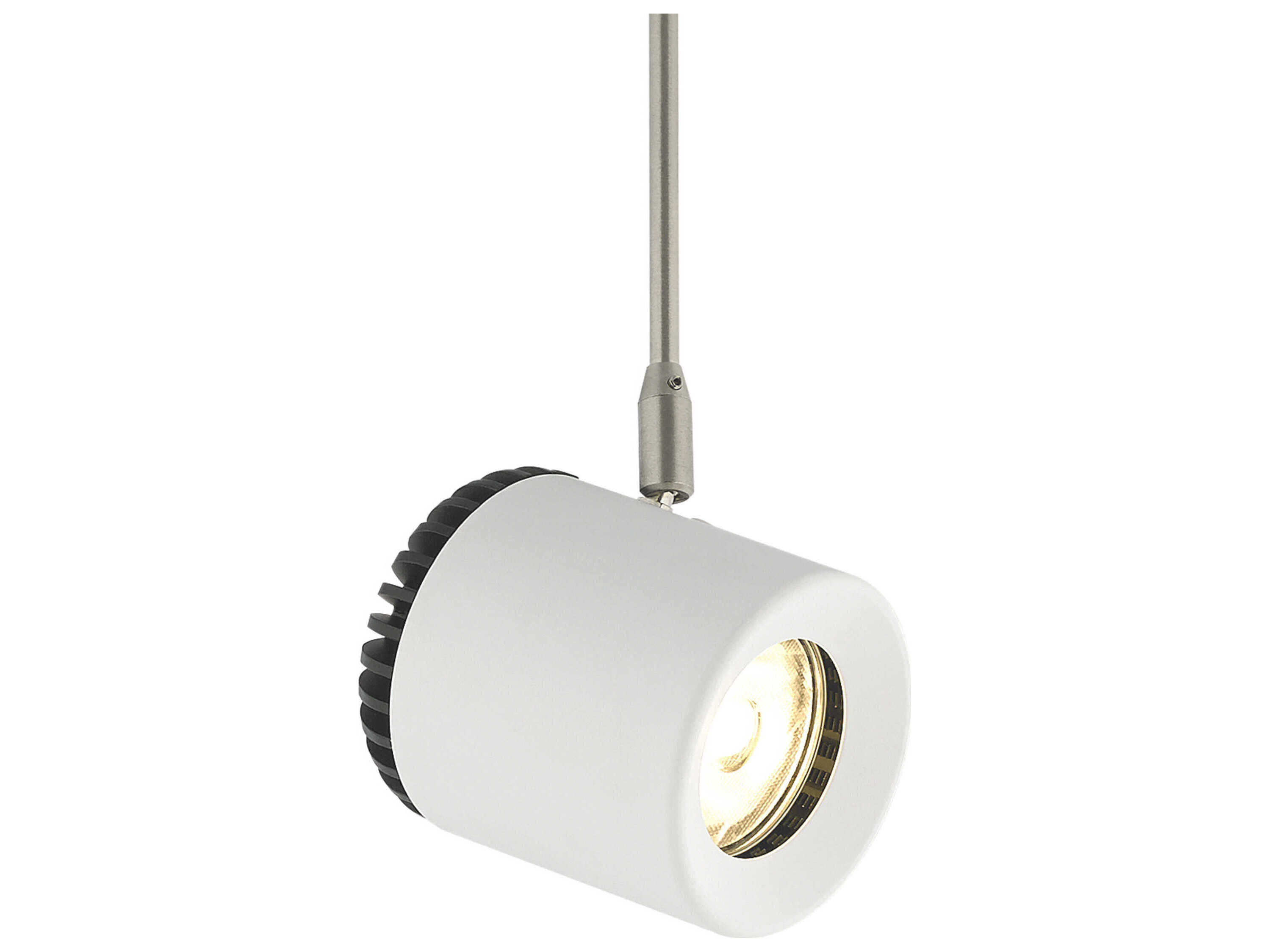 Visual Comfort Modern Burk 1-Light White Round Spot Light