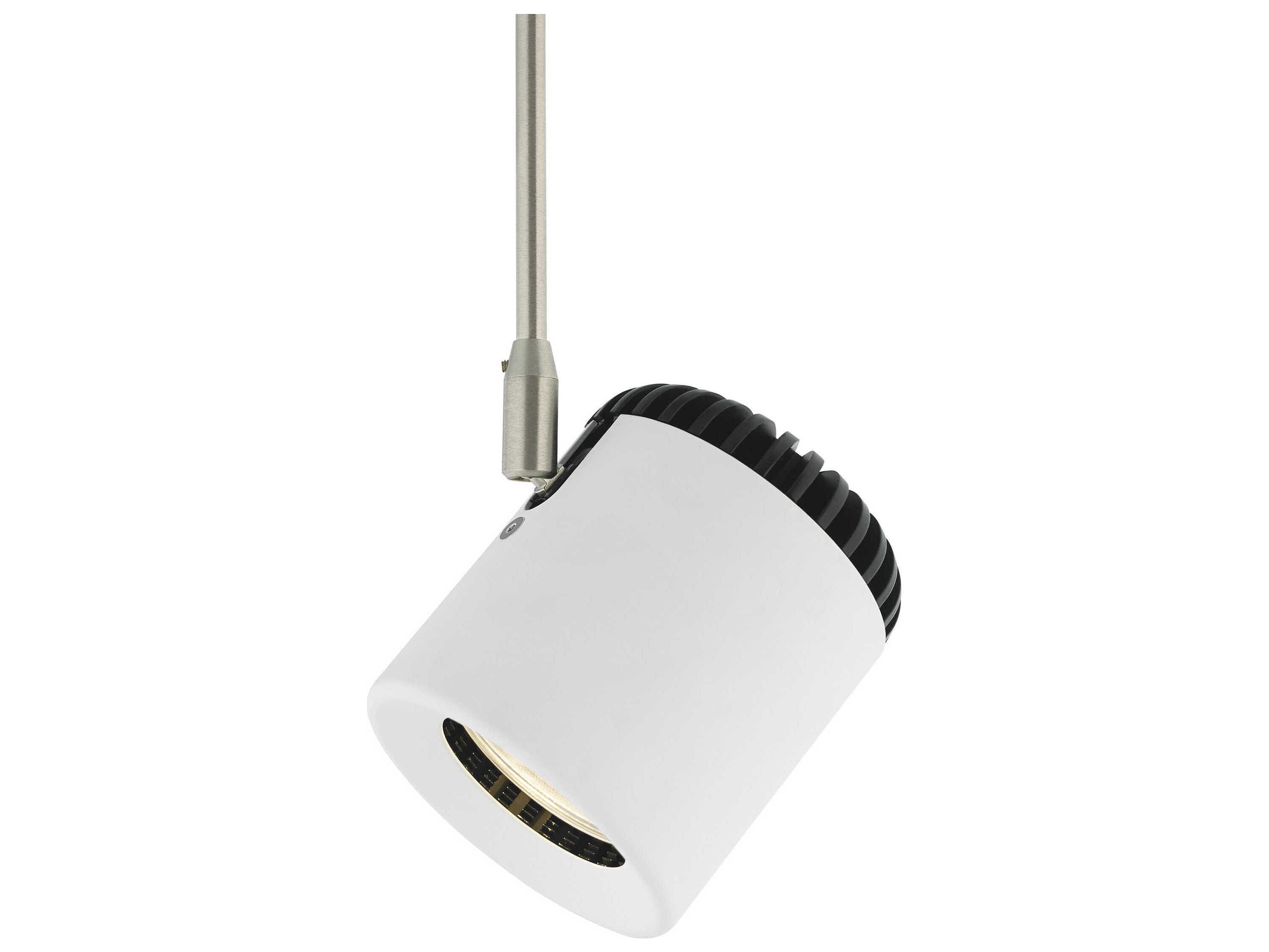 Visual Comfort Modern Burk 1-Light White Round Spot Light