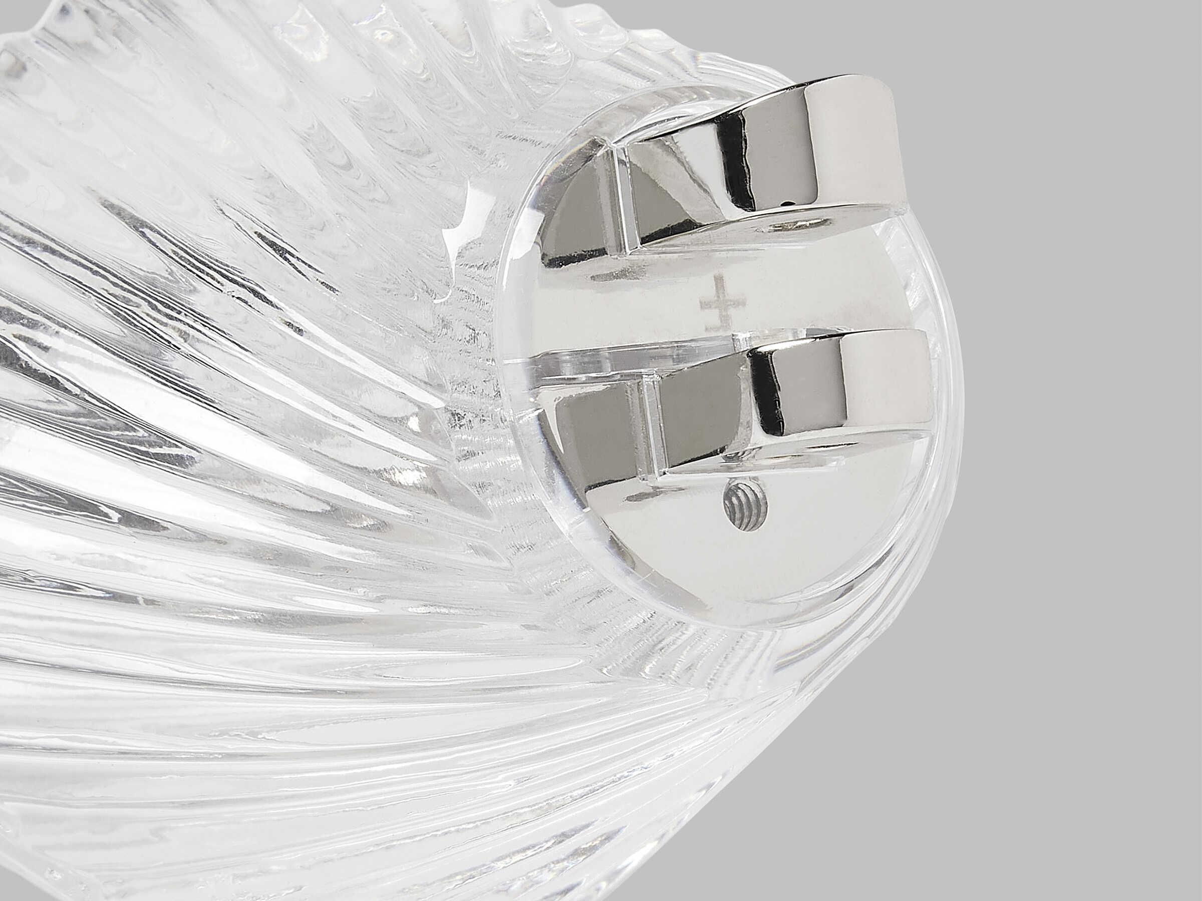 Visual Comfort Modern Collier 1-Light Polished Nickel Linear Chandelier