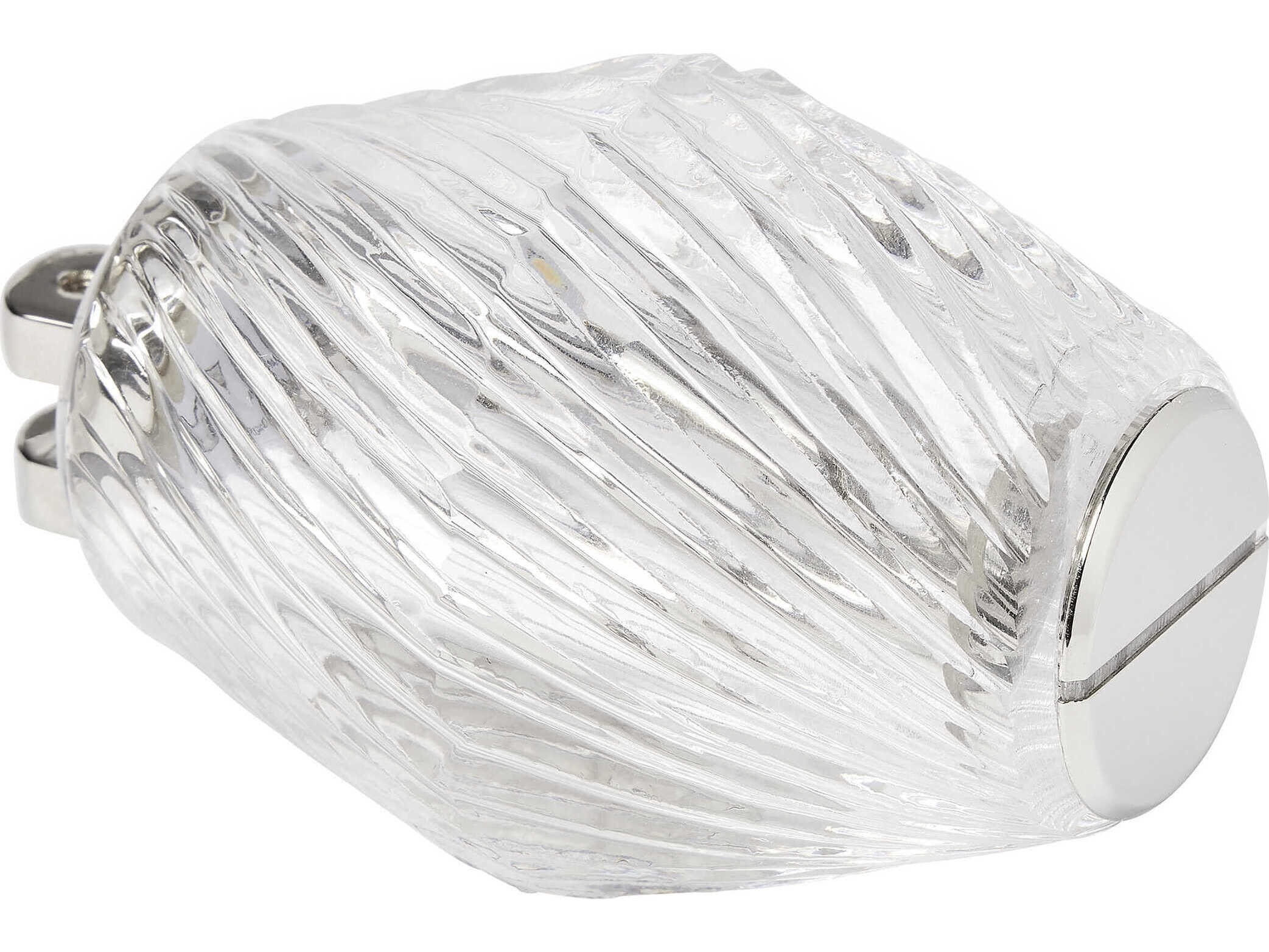 Visual Comfort Modern Collier 1-Light Polished Nickel Linear Mini Pendant