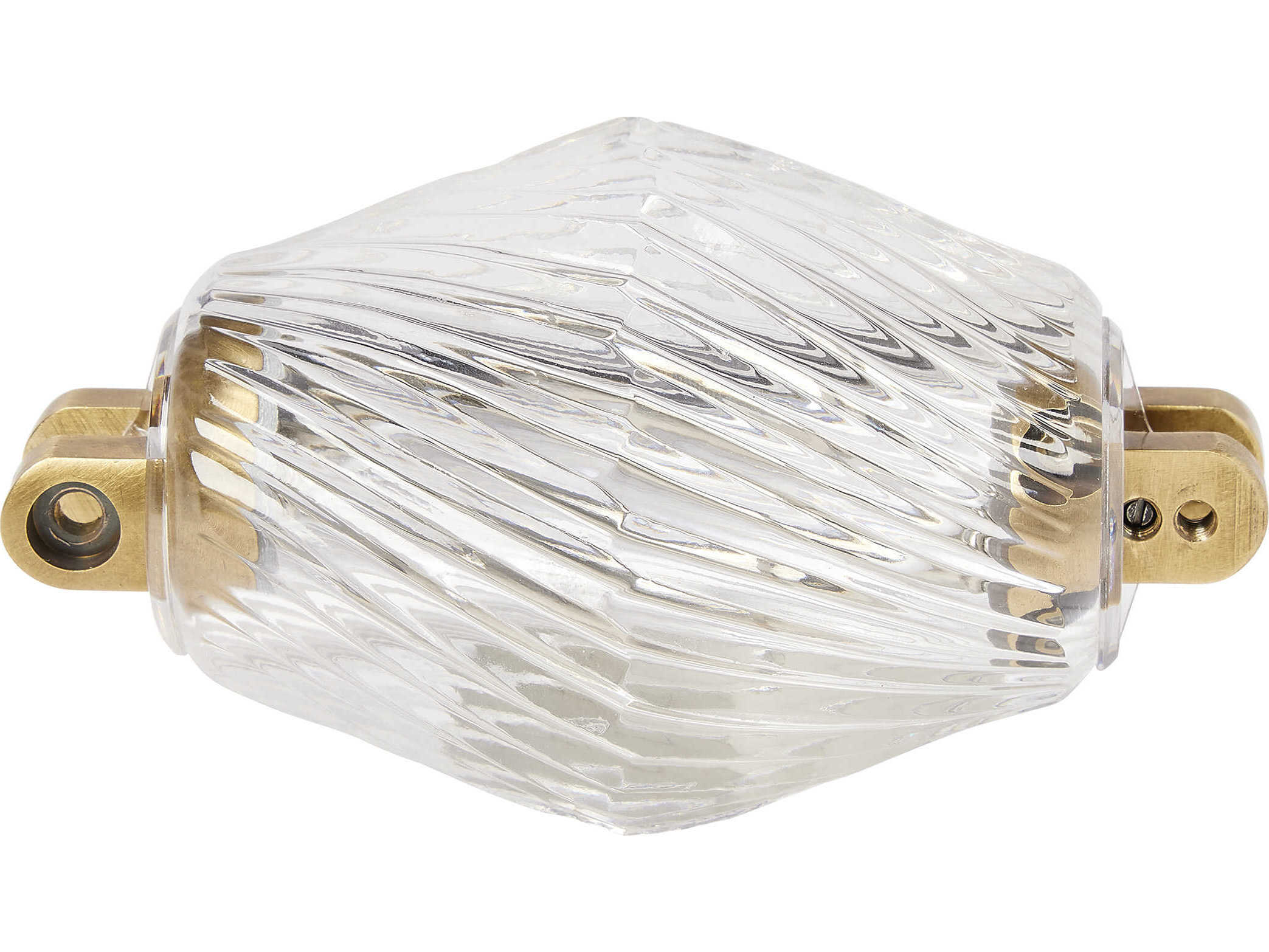 Visual Comfort Modern Collier 1-Light Natural Brass Linear Mini Pendant