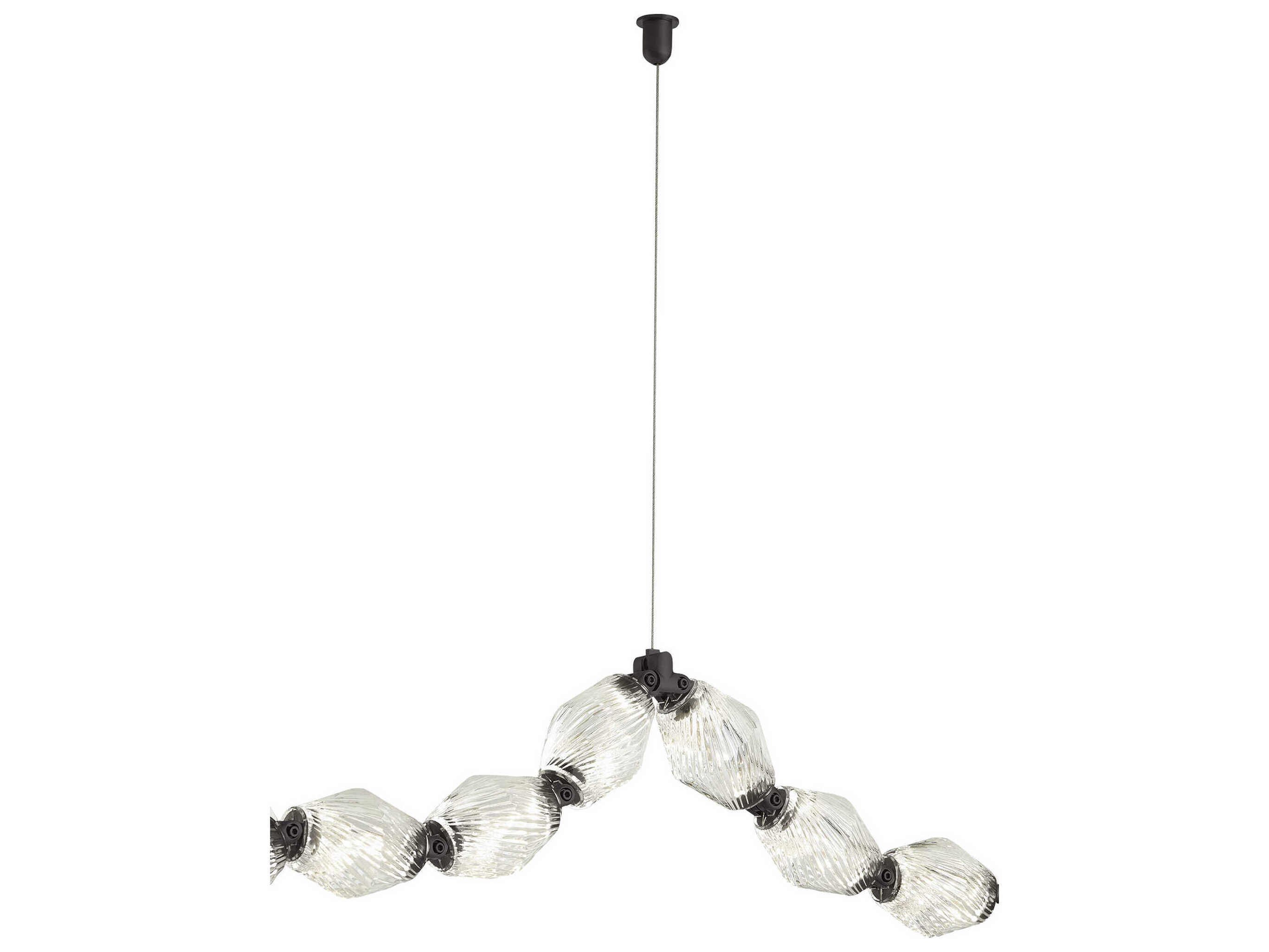 Visual Comfort Modern Collier Dark Bronze Swag Cable