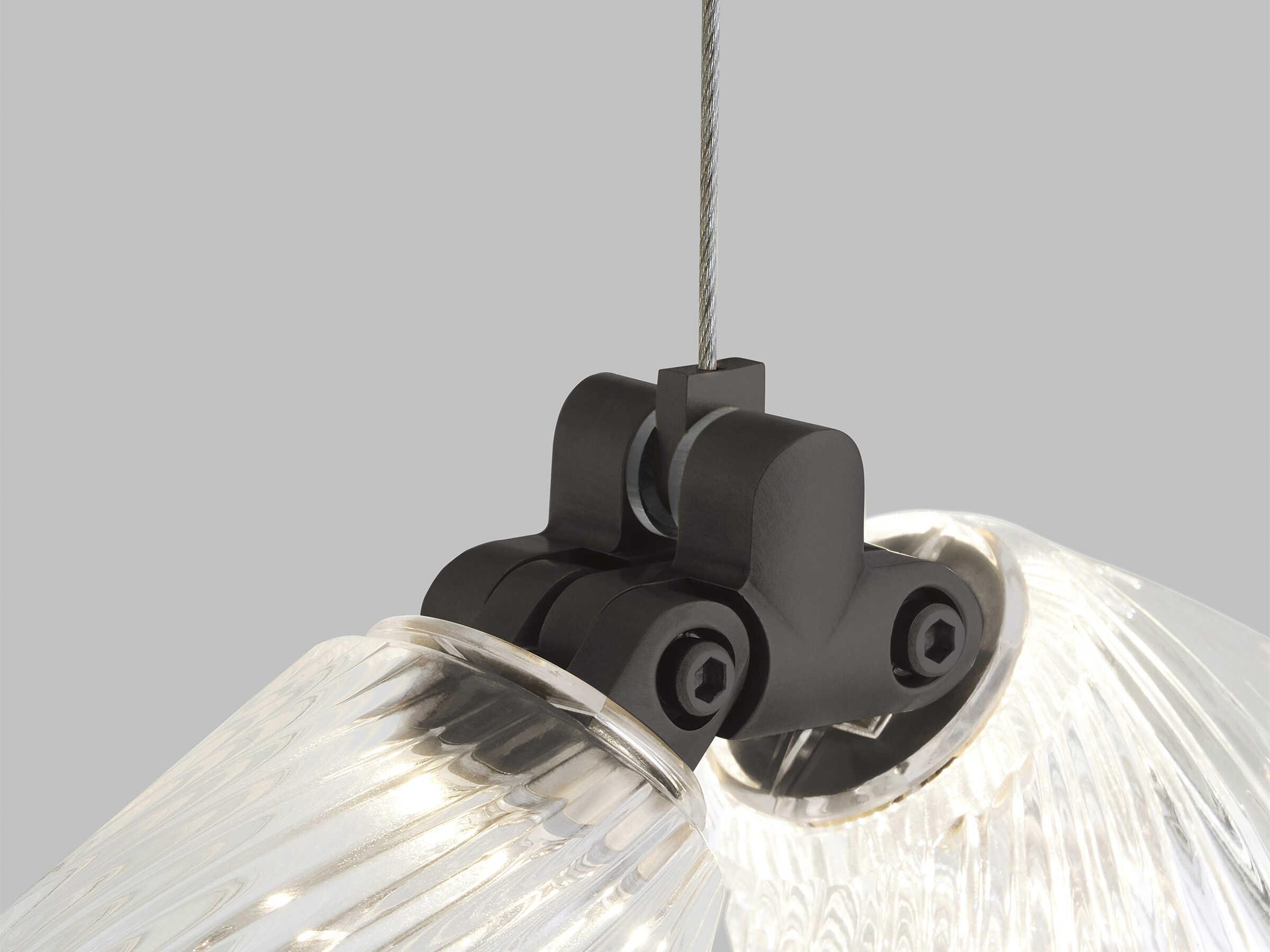 Visual Comfort Modern Collier Dark Bronze Swag Cable