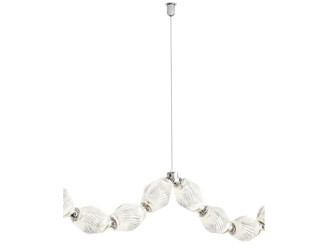 Visual Comfort Modern Collier Polished Nickel Swag Cable