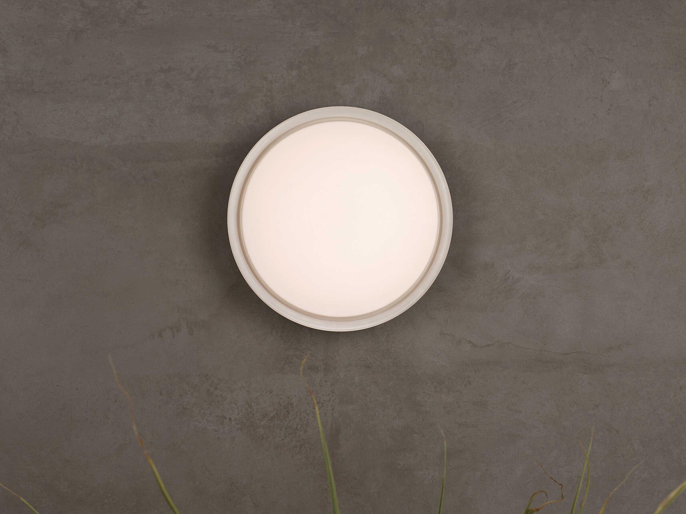 Visual Comfort Modern Cirque 1-Light Antique Bronze Flush Mount