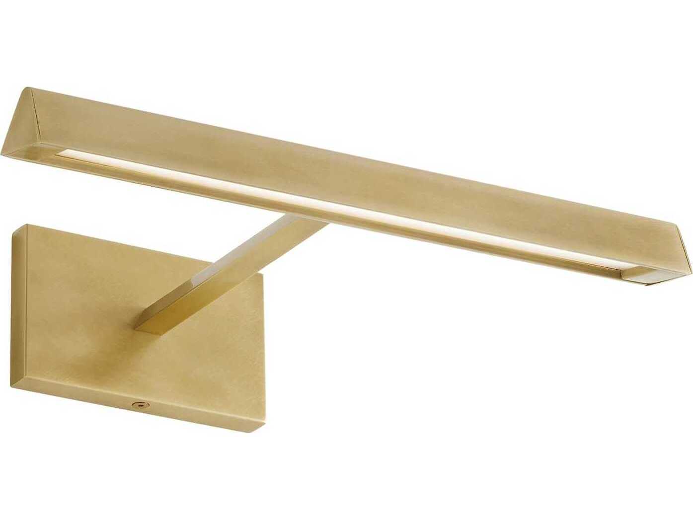 Visual Comfort Modern Dessau 1-Light Natural Brass Picture Light