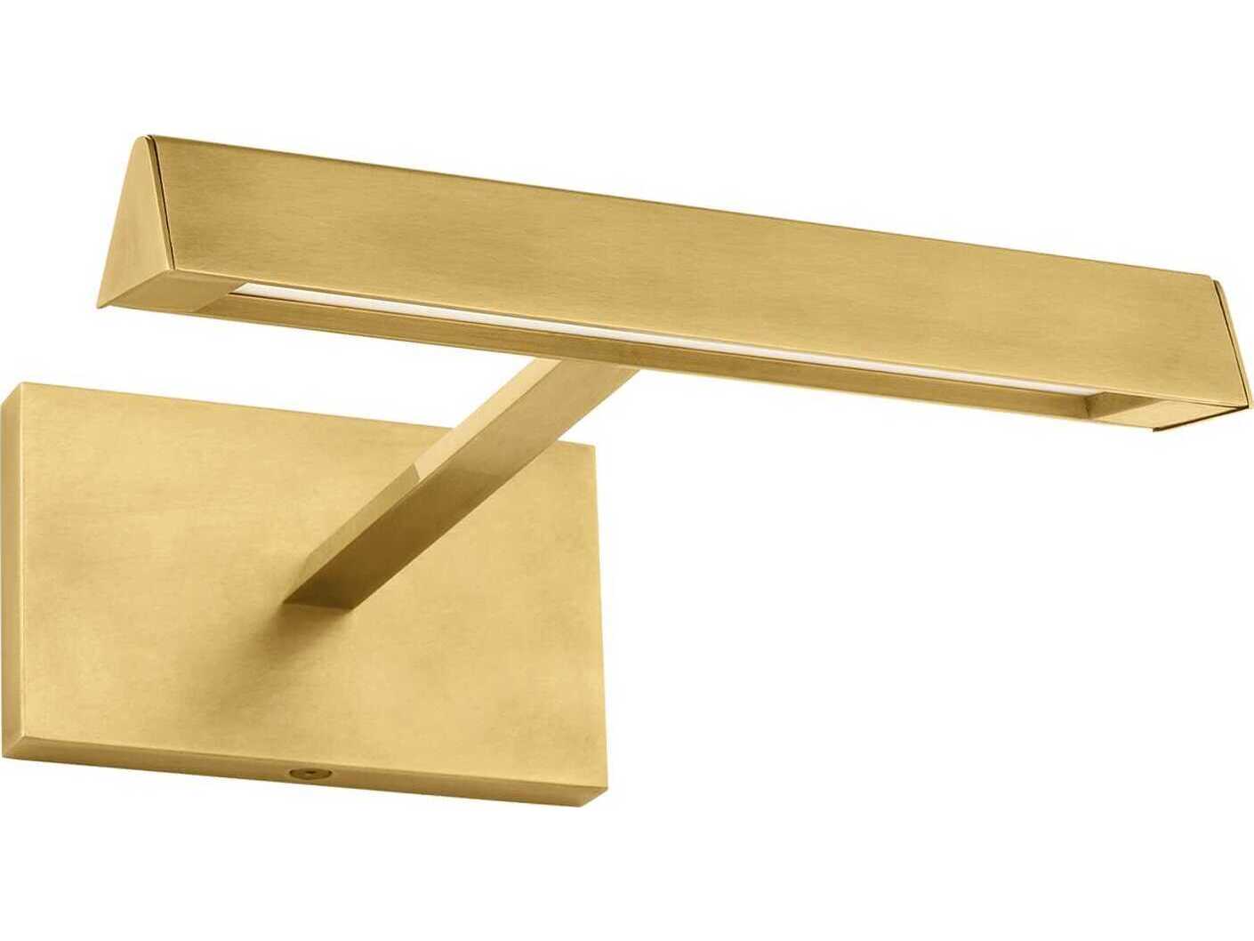 Visual Comfort Modern Dessau 1-Light Natural Brass Picture Light