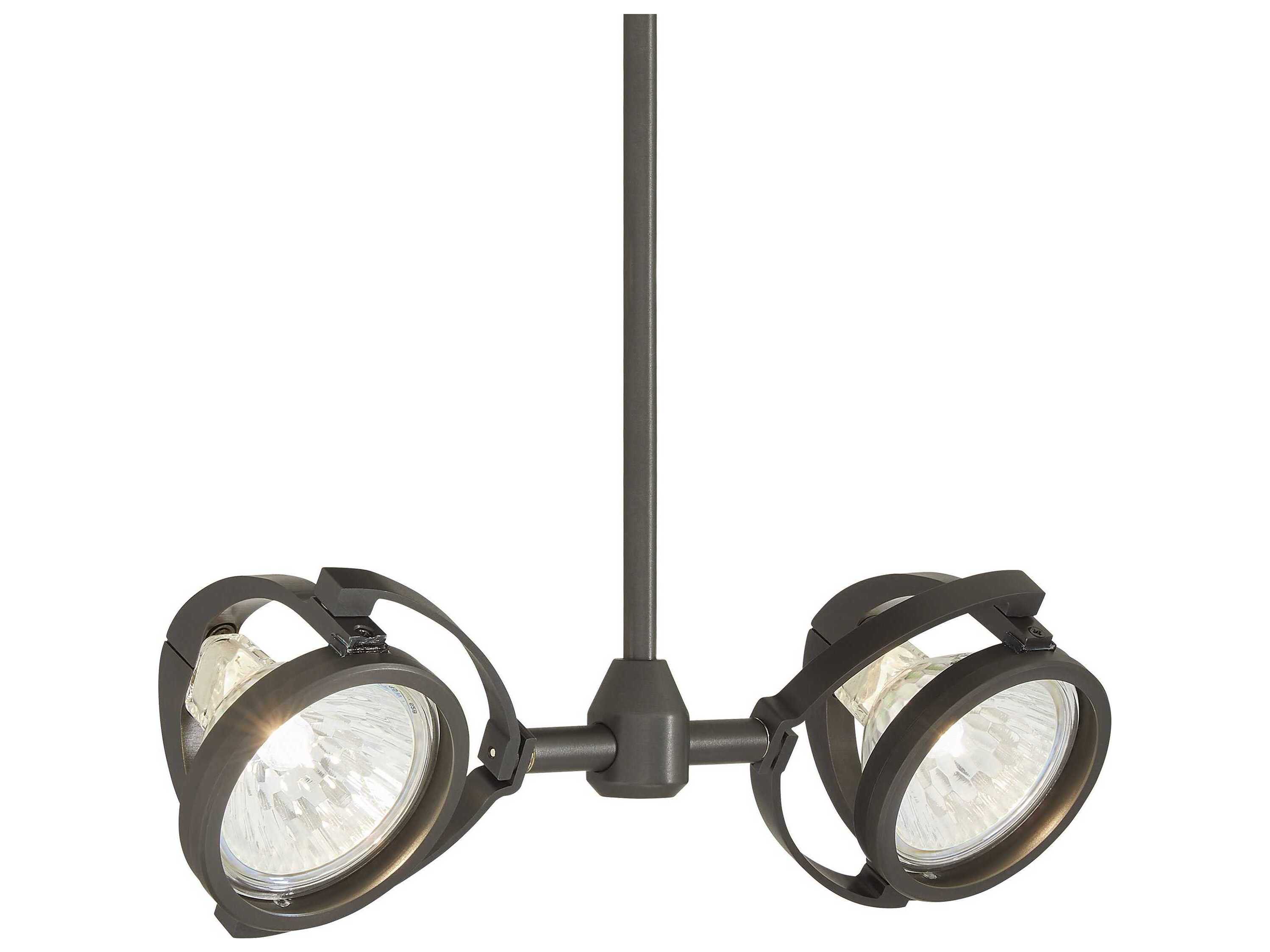 Visual Comfort Modern Elton 2-Light Antique Bronze Spot Light