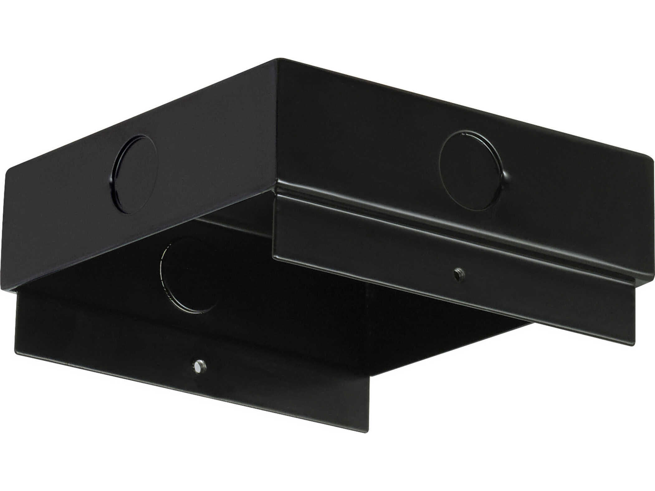Visual Comfort Modern Exo Matte Black Ceiling Junction Box