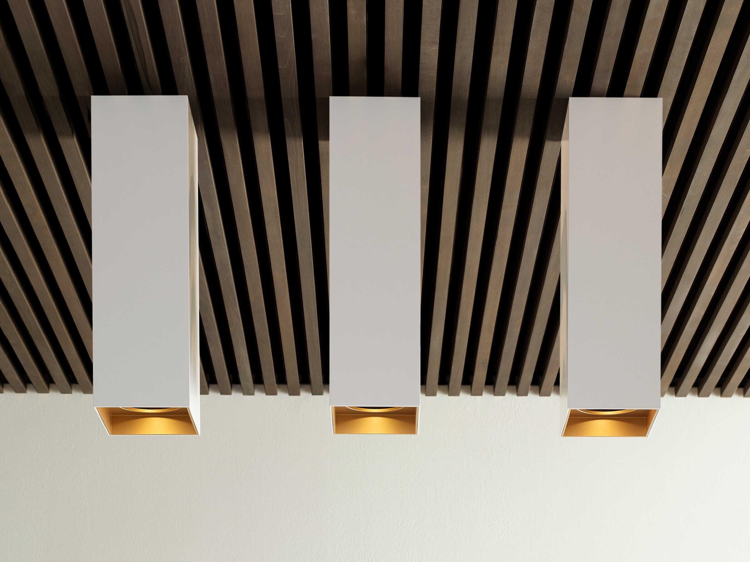 Visual Comfort Modern Exo 1-Light Matte White Gold Haze Flush Mount