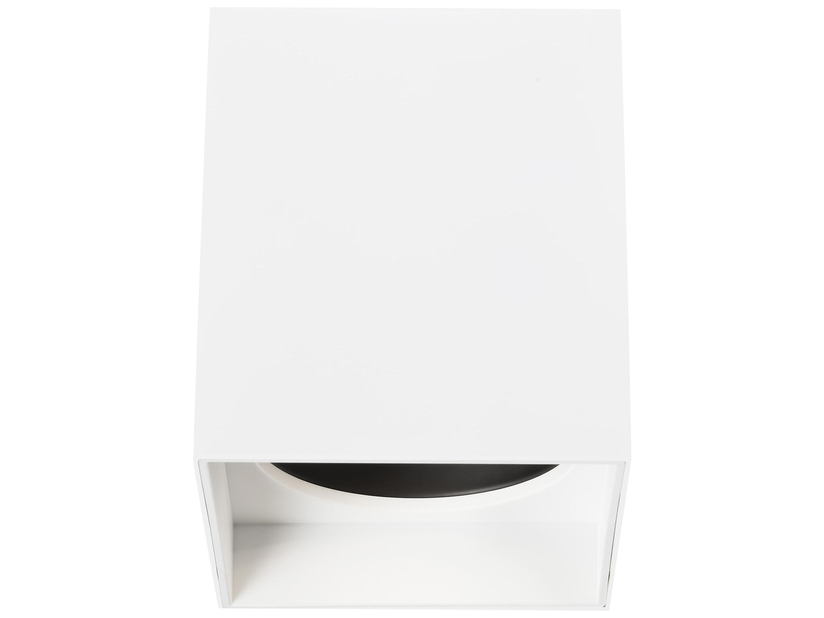 Visual Comfort Modern Exo 1-Light Matte White Flush Mount