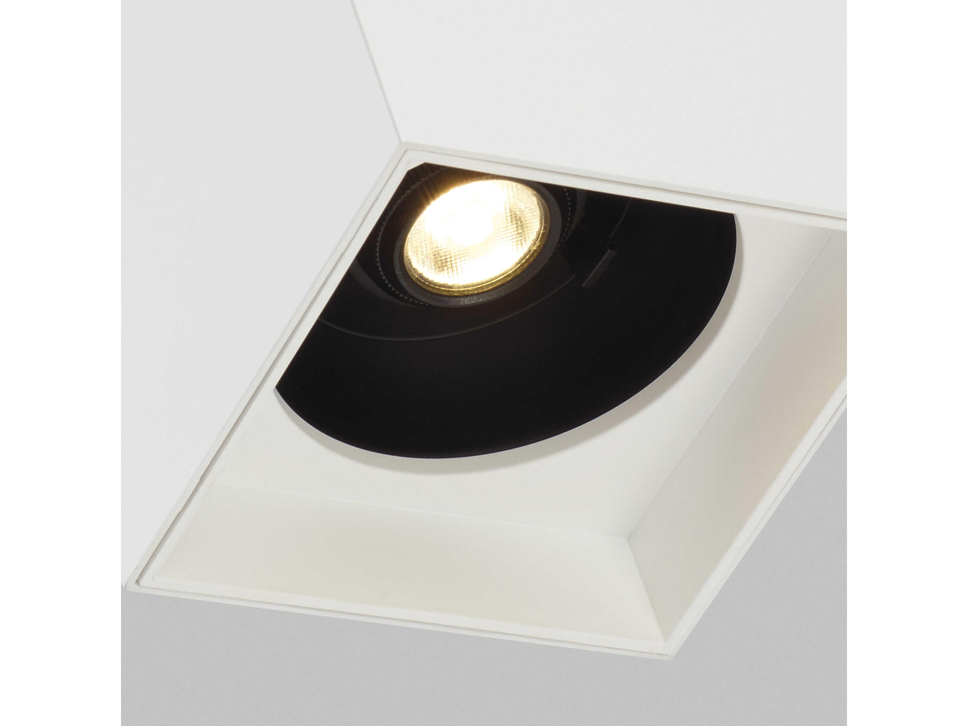 Visual Comfort Modern Exo 1-Light Matte White Flush Mount