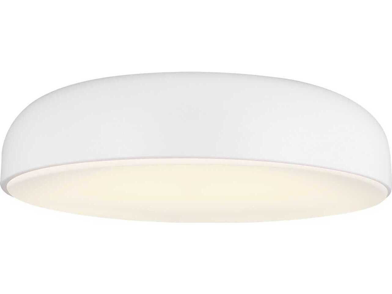 Visual Comfort Modern Kosa 1-Light Matte White Pendant