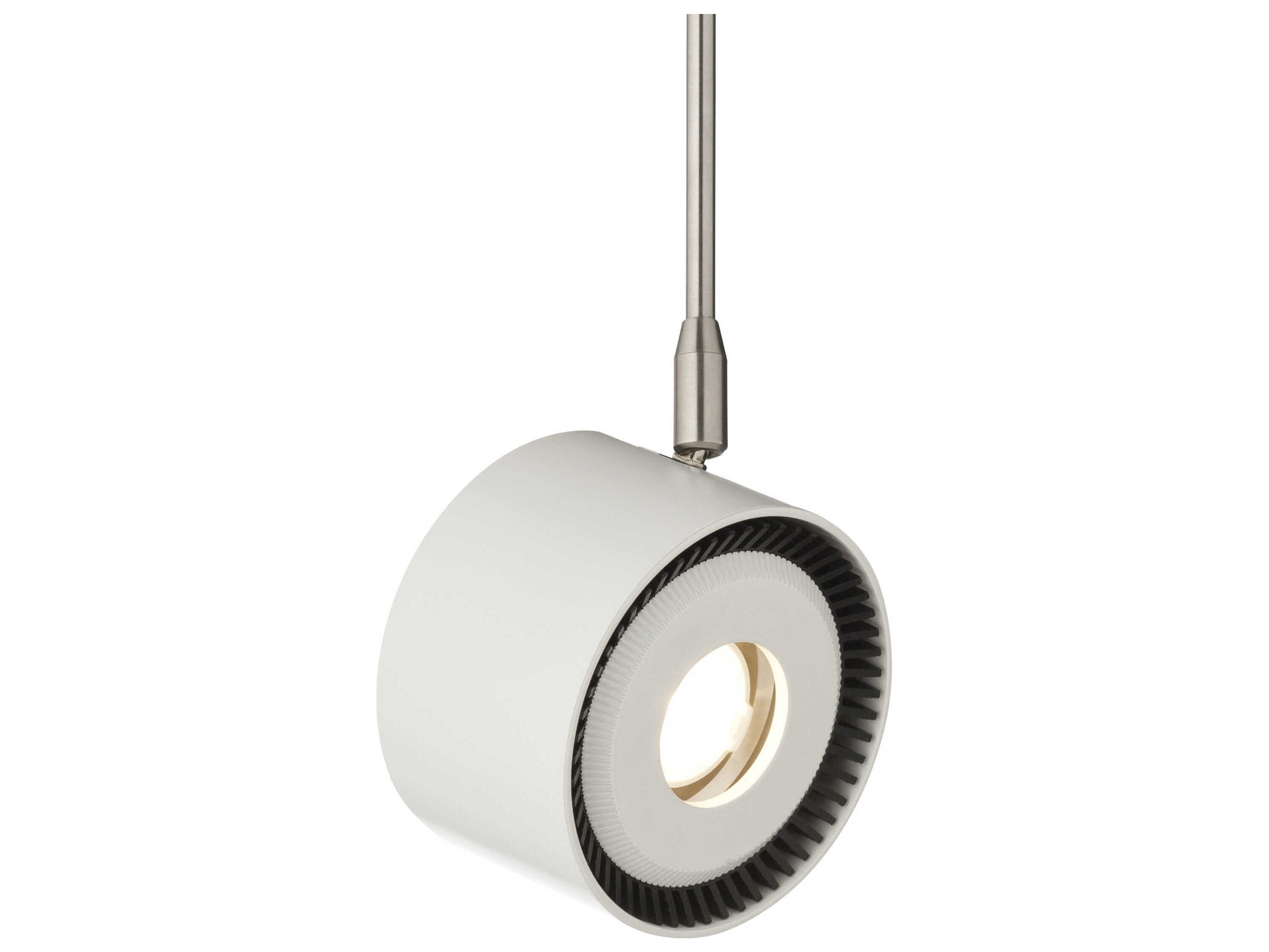 Visual Comfort Modern Iso 1-Light White Round Spot Light