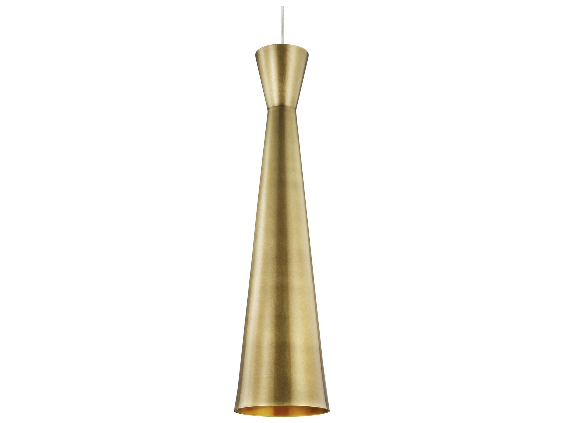 Visual Comfort Modern Windsor 1-Light Nickel Mini Pendant