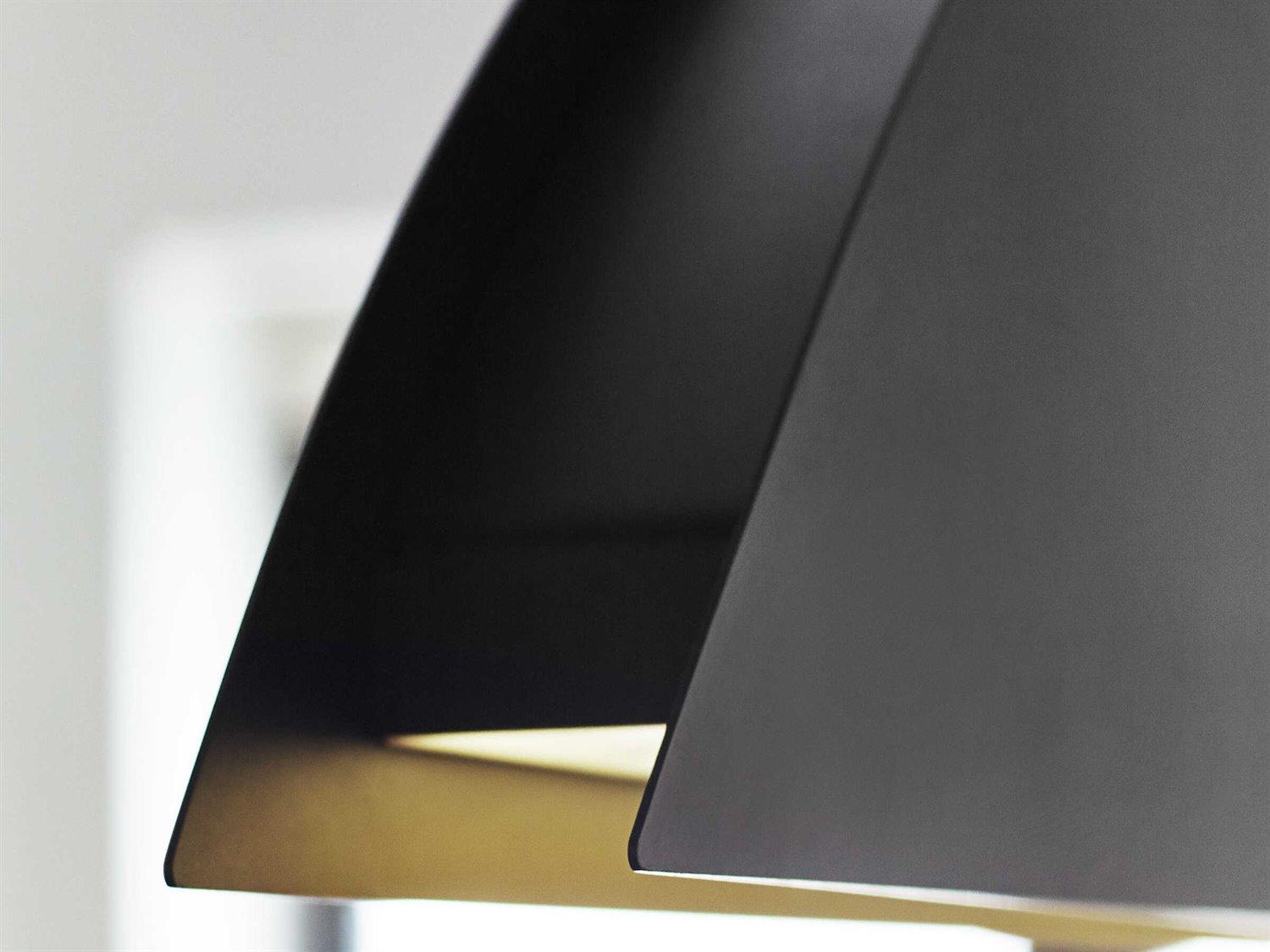 Visual Comfort Modern Bau 1-Light Nightshade Black Island Pendant