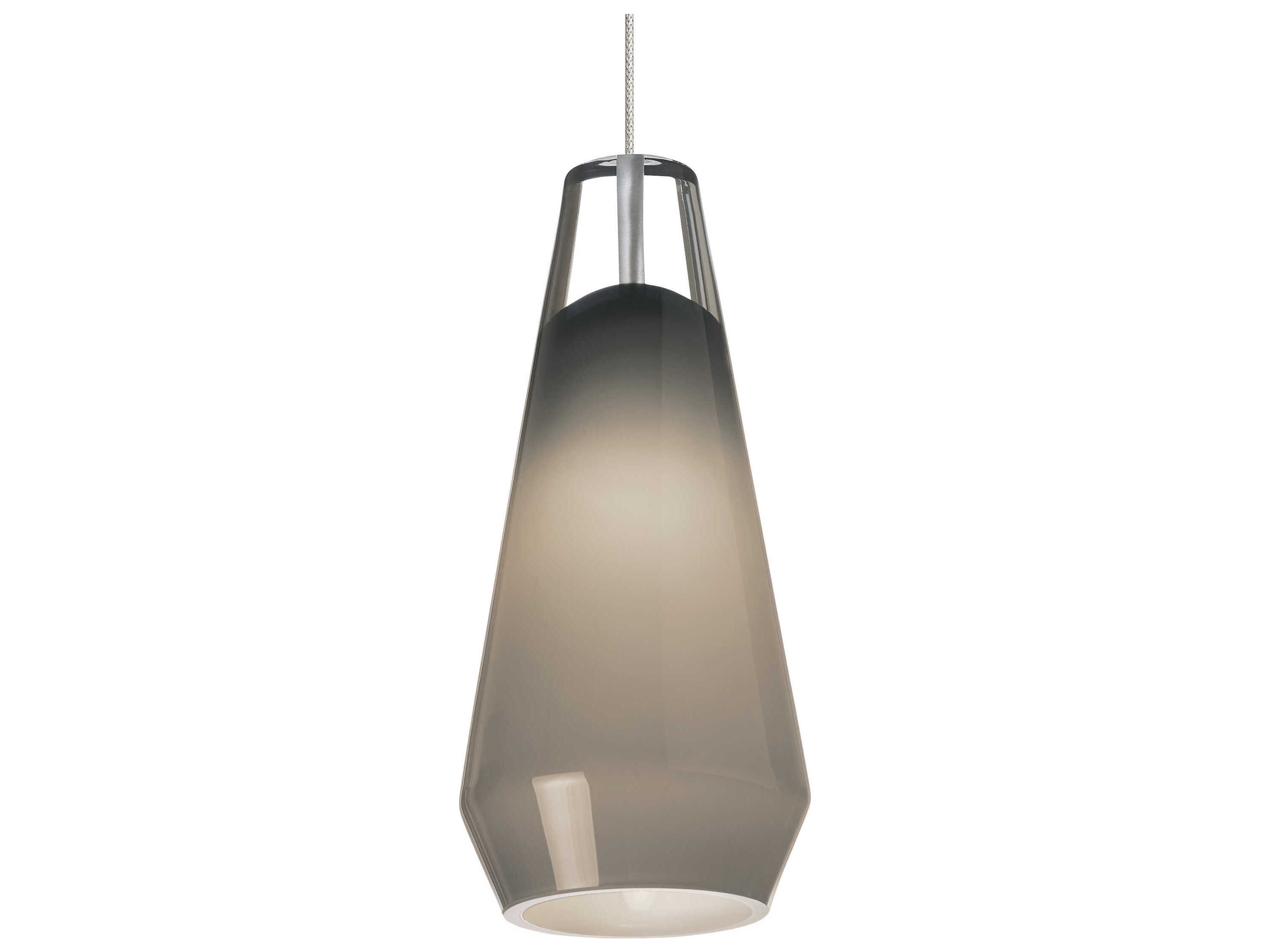 Visual Comfort Modern Lustra 1-Light Gray Mini Pendant