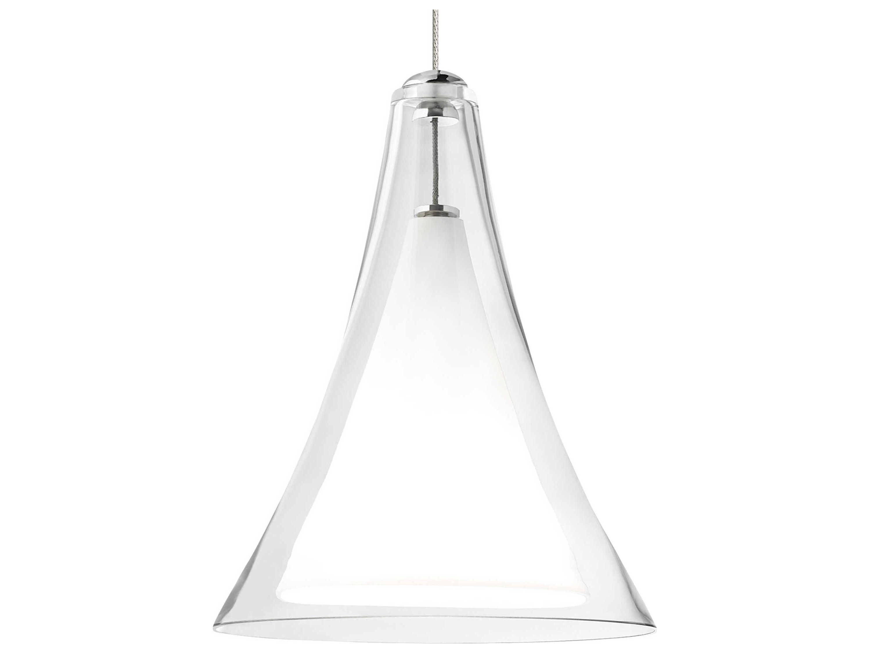 Visual Comfort Modern Melrose-II 1-Light Clear Mini Pendant