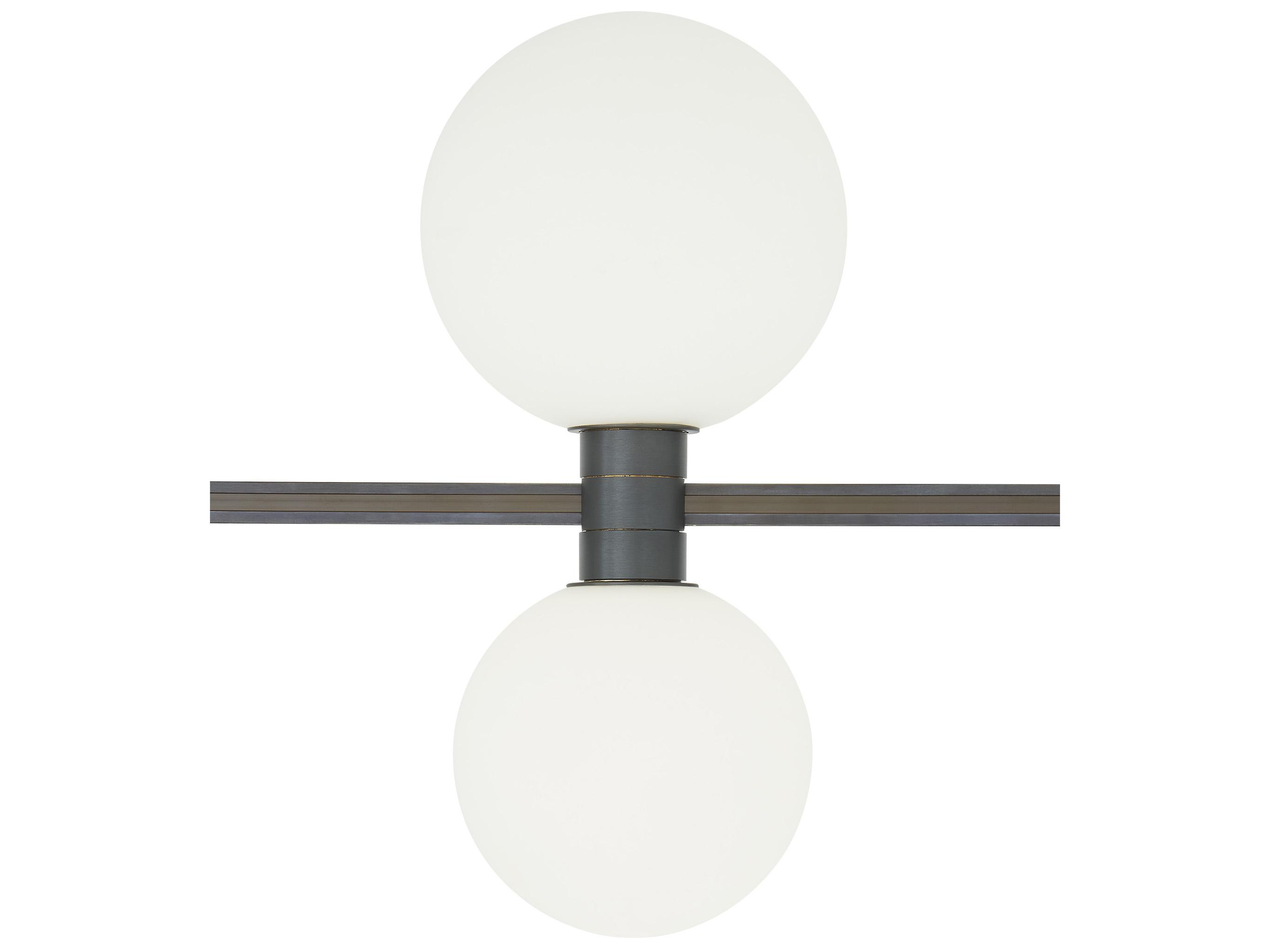 Visual Comfort Modern Orbs 1-Light Antique Bronze Globe Spot Light