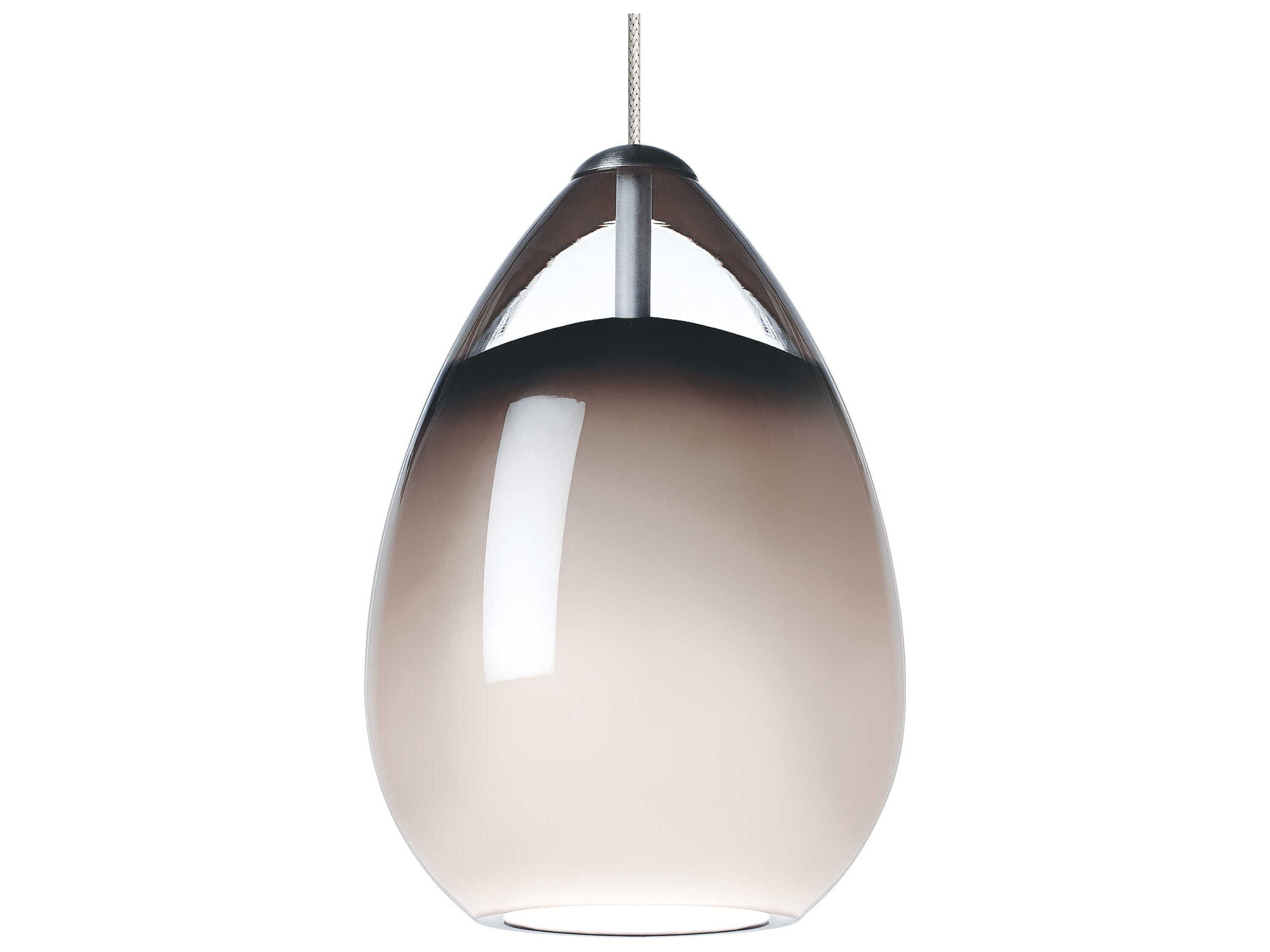 Visual Comfort Modern Alina 1-Light Brown Mini Pendant