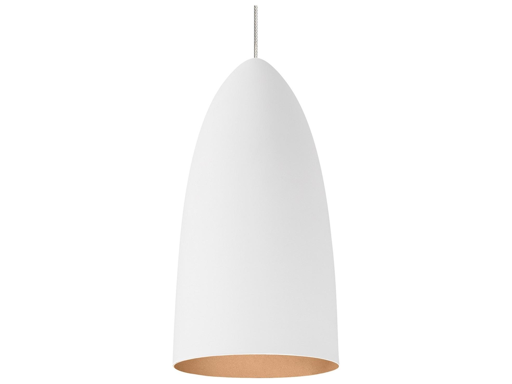 Visual Comfort Modern Signal 1-Light Sat Nickel LED Mini Pendant