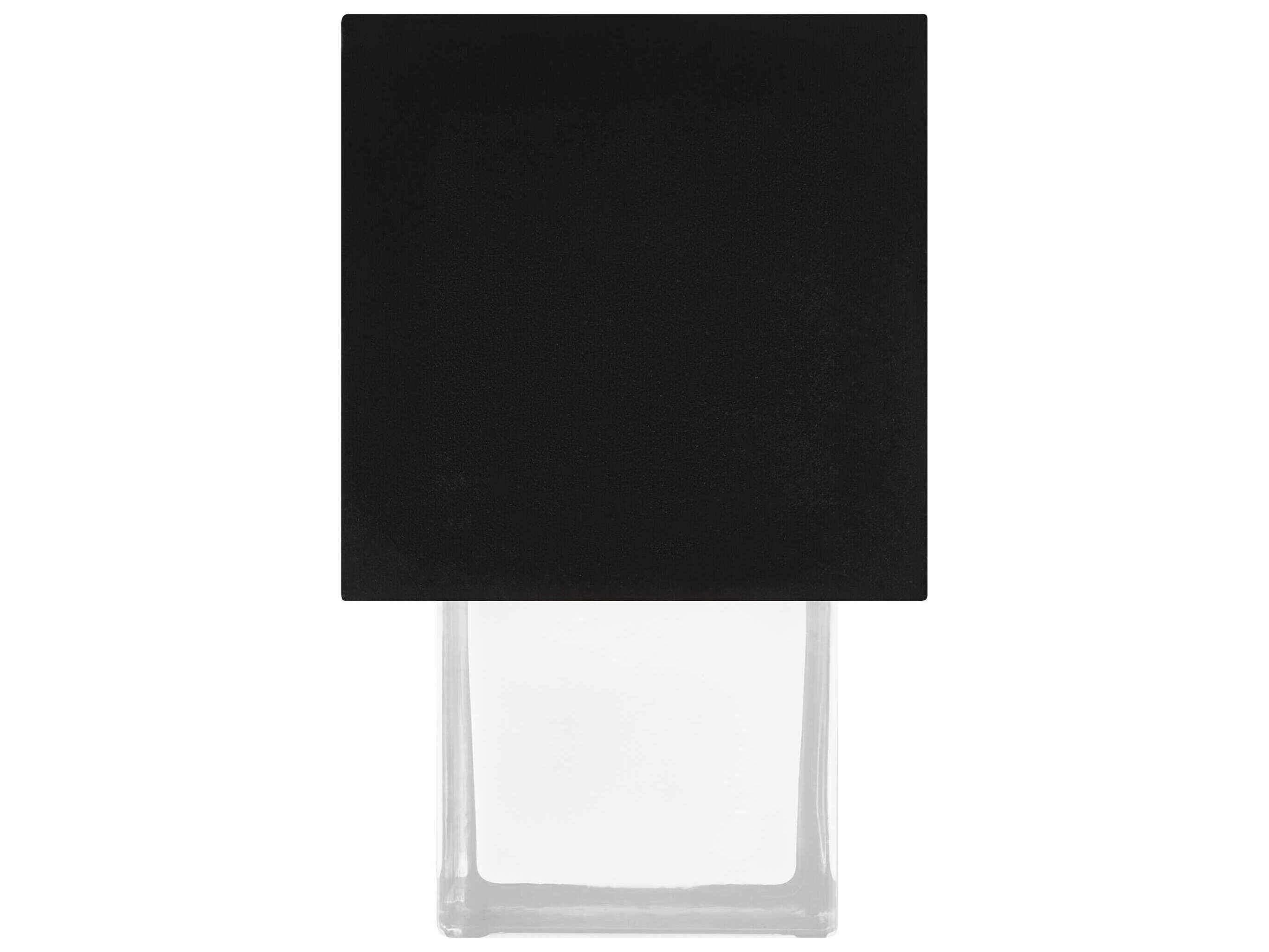 Visual Comfort Modern Leagan 1-Light Black Flush Mount