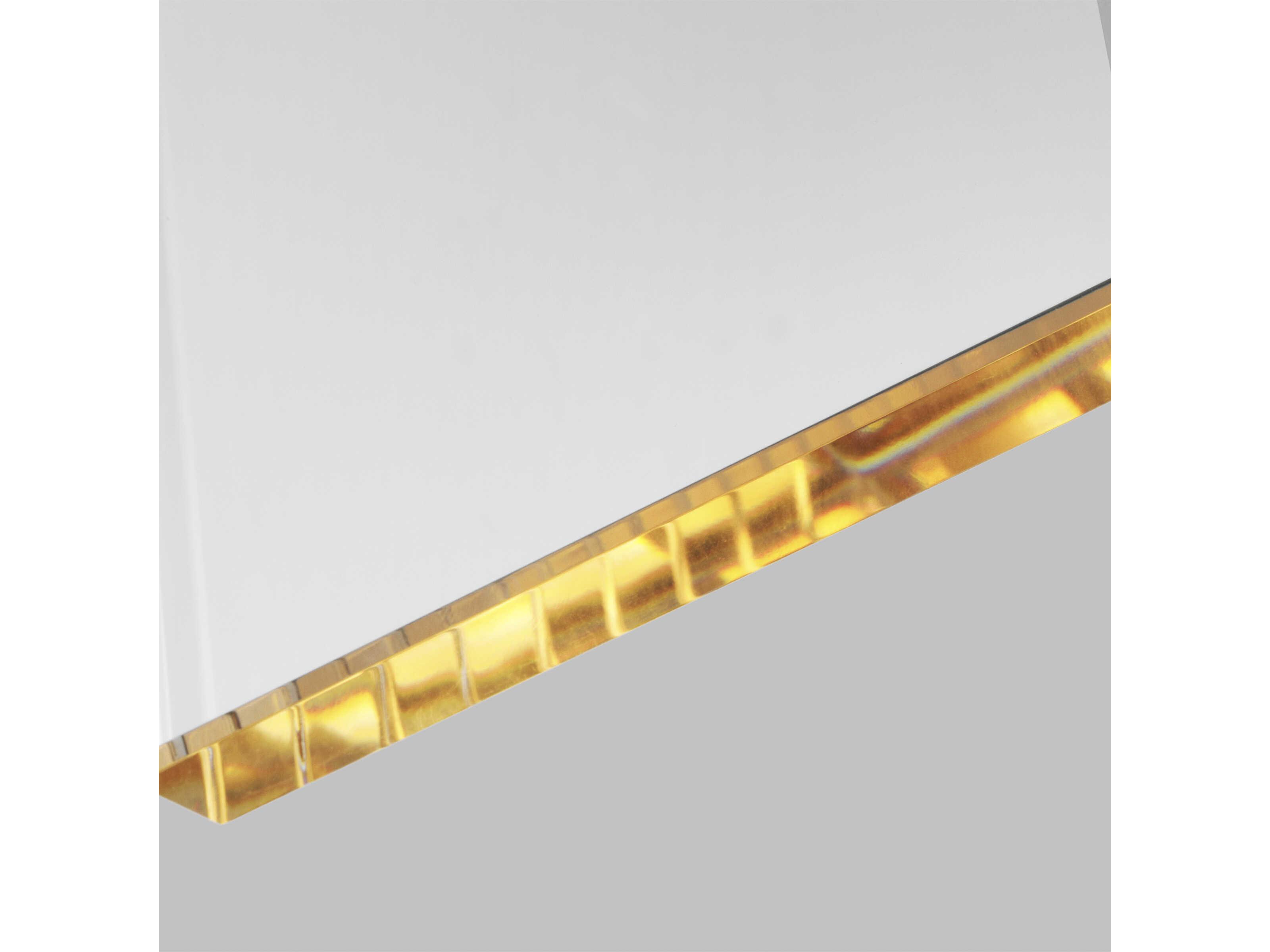 Visual Comfort Modern Kulma 1-Light Natural Brass Linear Mini Pendant