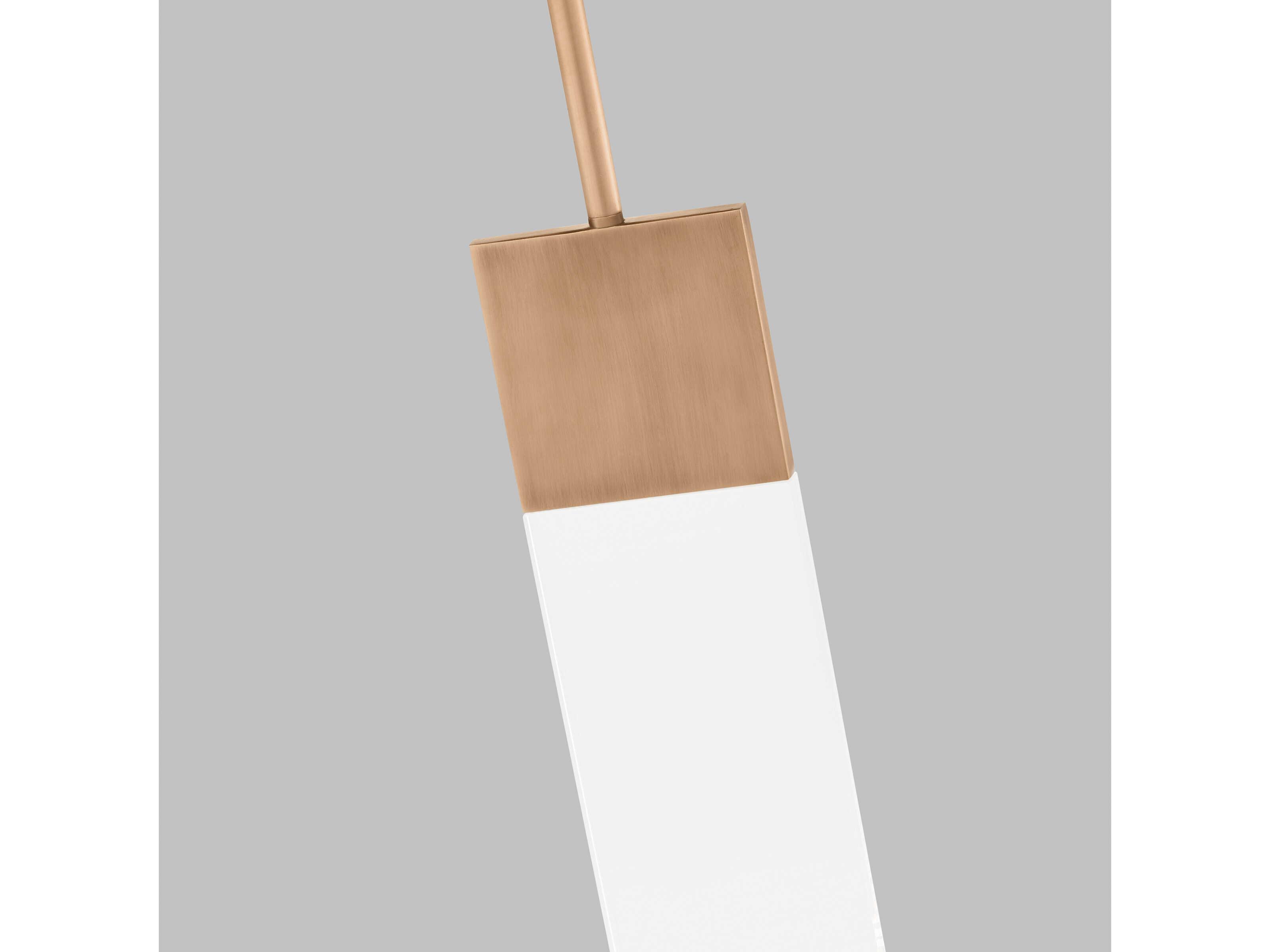Visual Comfort Modern Kulma 1-Light Copper Linear Mini Pendant