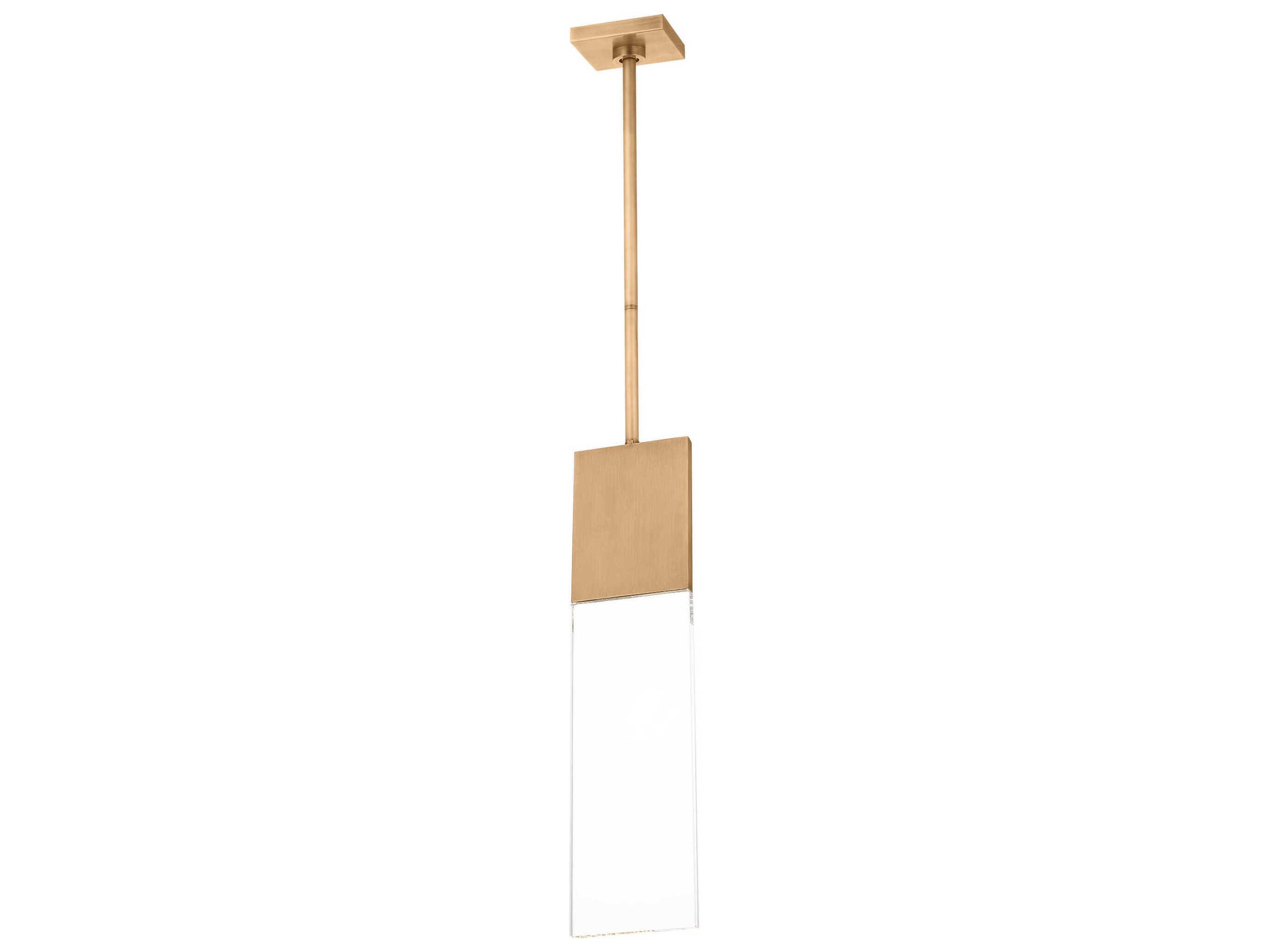 Visual Comfort Modern Kulma 1-Light Copper Linear Mini Pendant