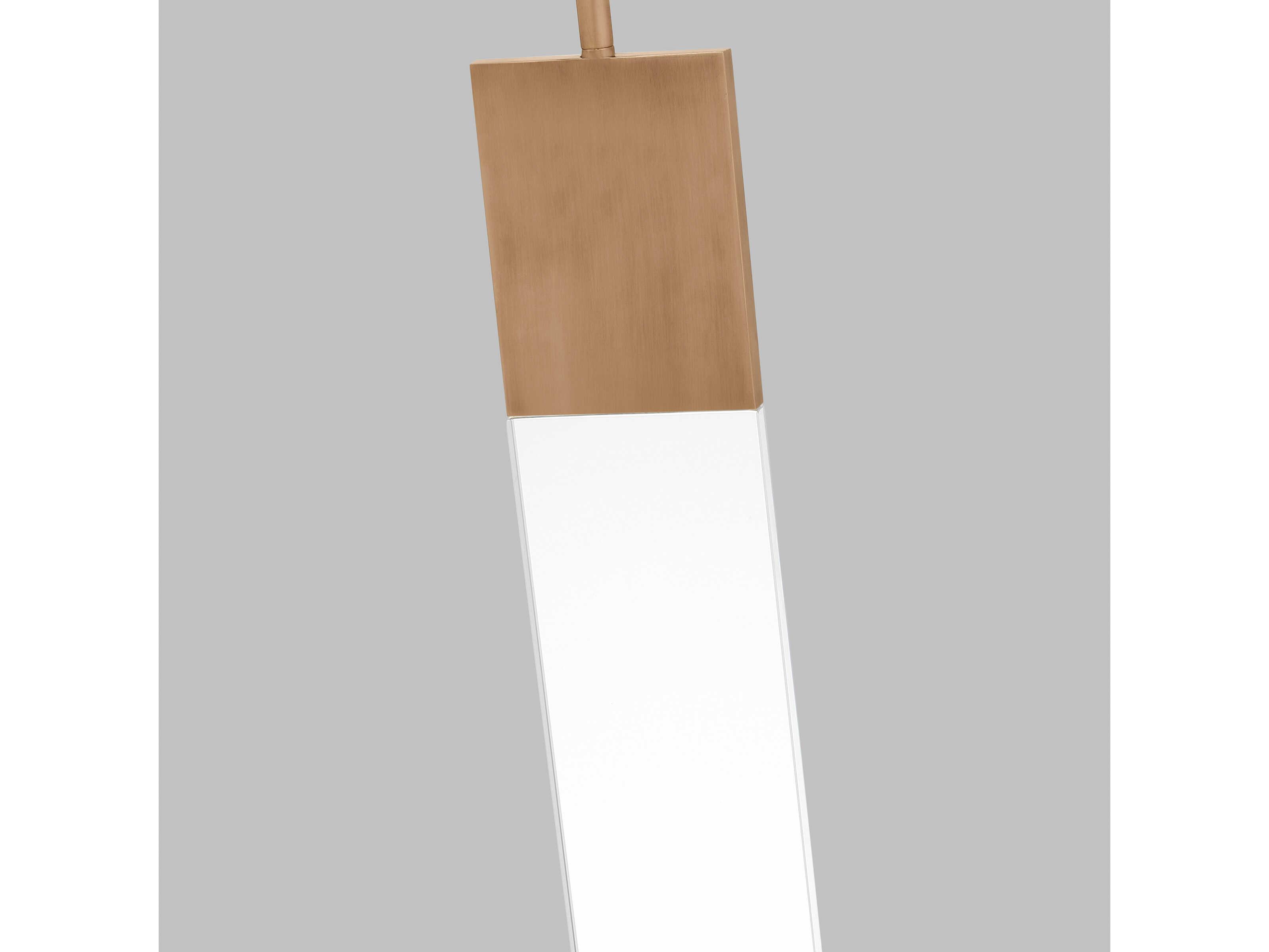 Visual Comfort Modern Kulma 1-Light Copper Linear Mini Pendant