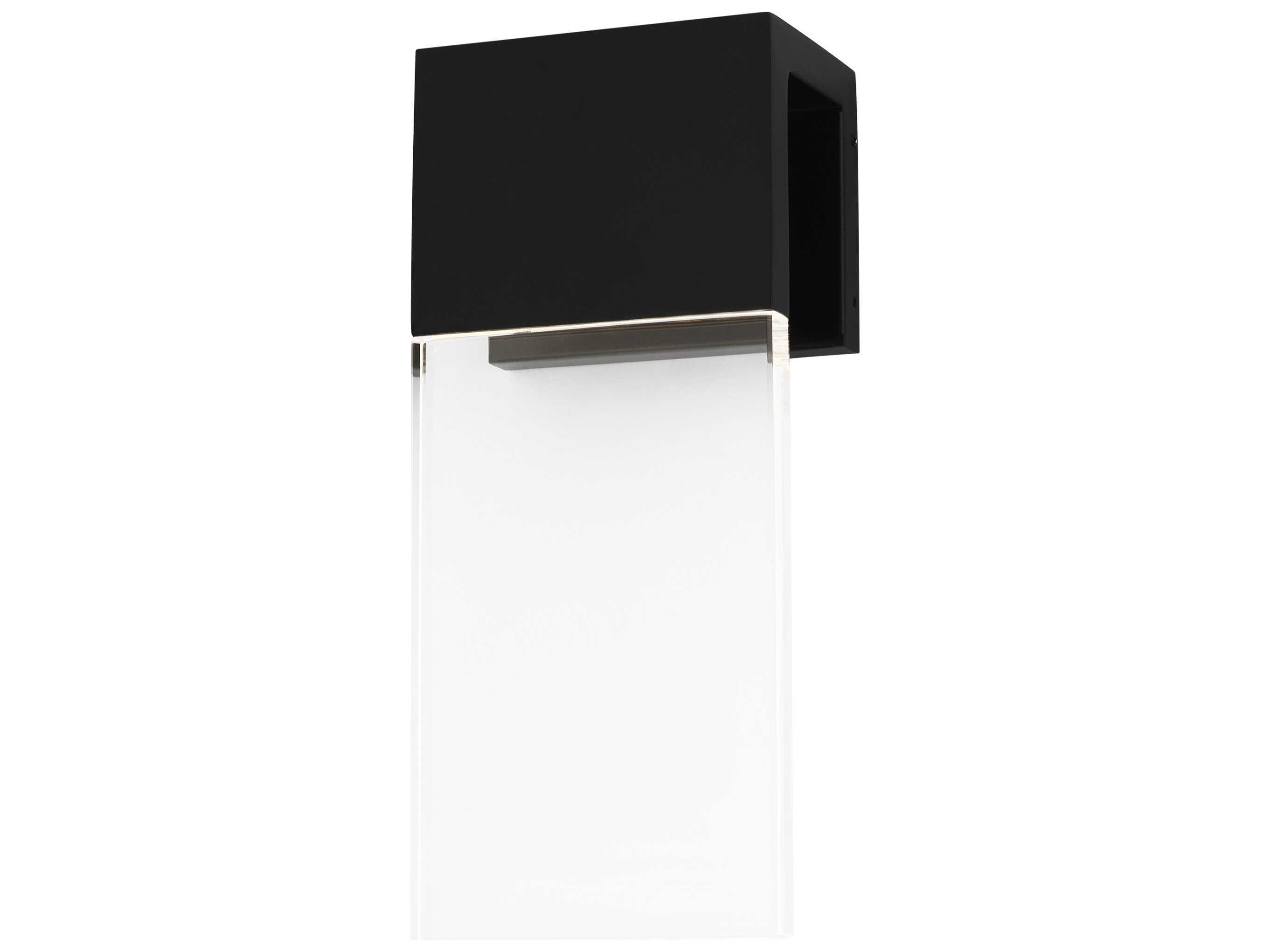 Visual Comfort Modern Kulma 1-Light Black Wall Sconce