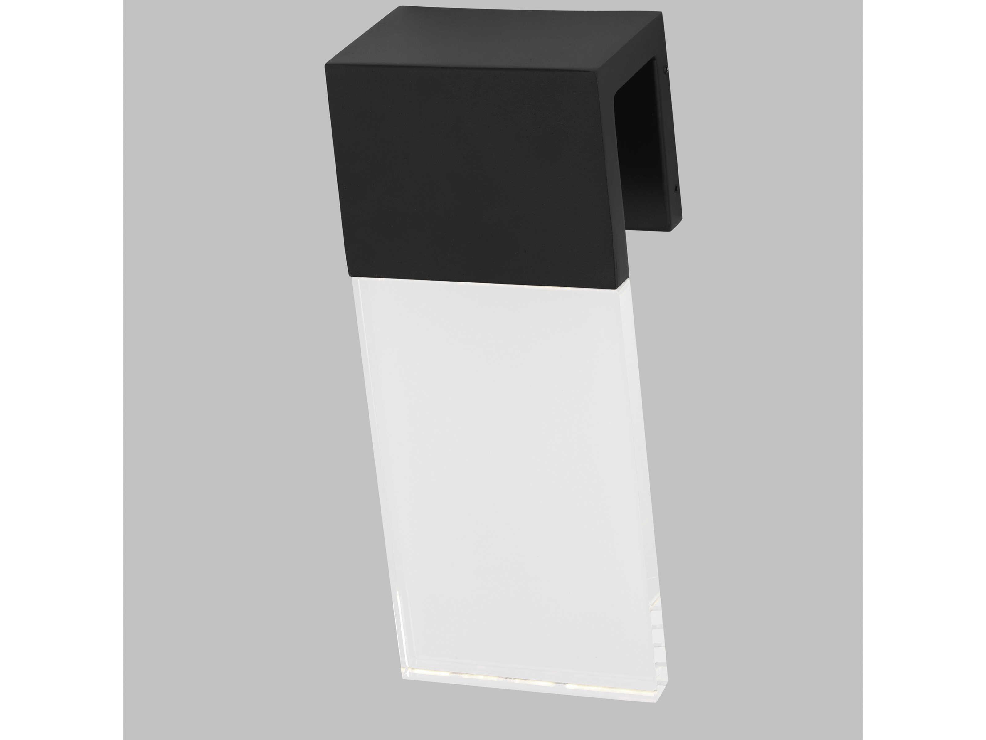 Visual Comfort Modern Kulma 1-Light Black Wall Sconce