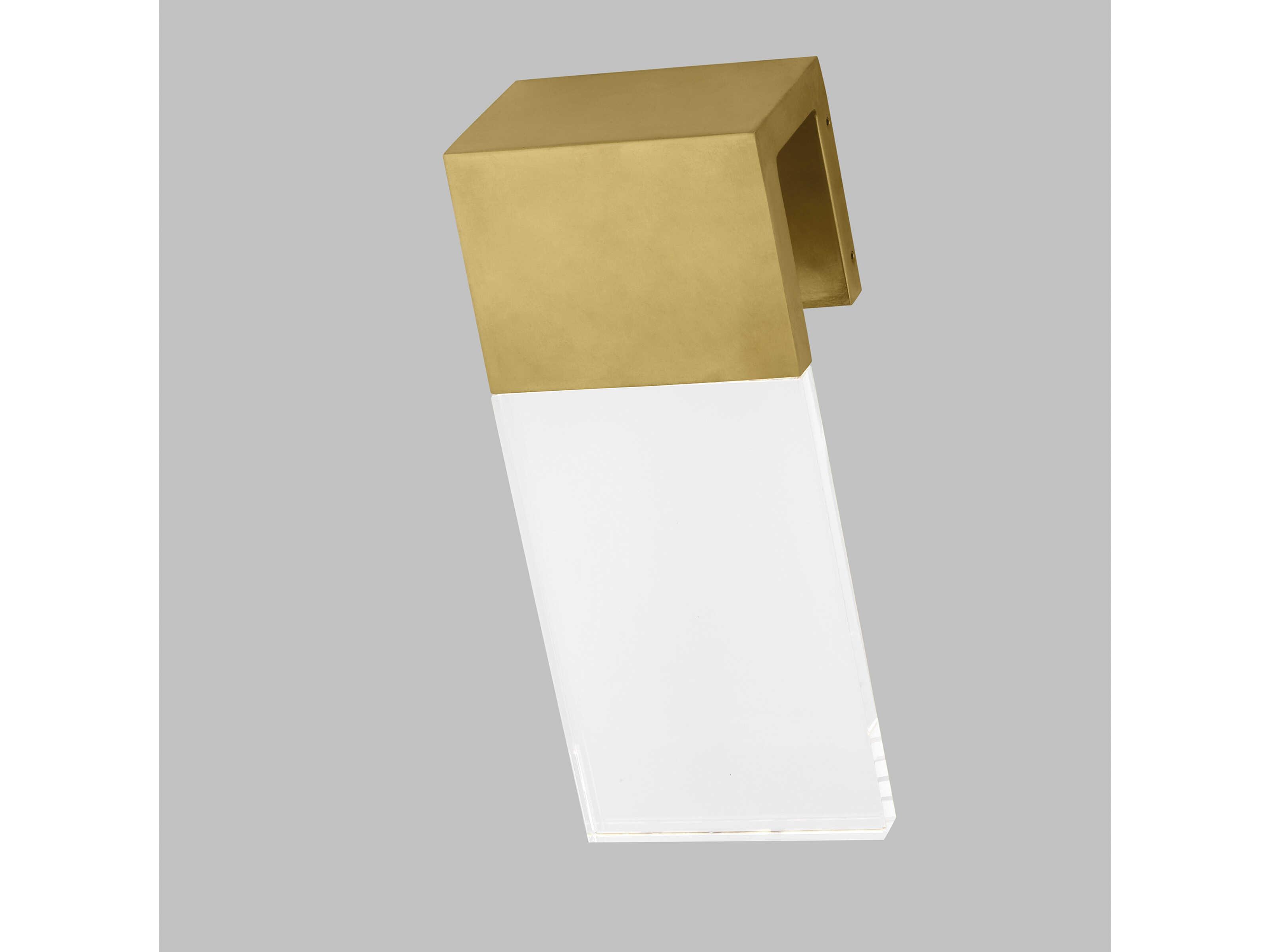 Visual Comfort Modern Kulma 1-Light Natural Brass Wall Sconce