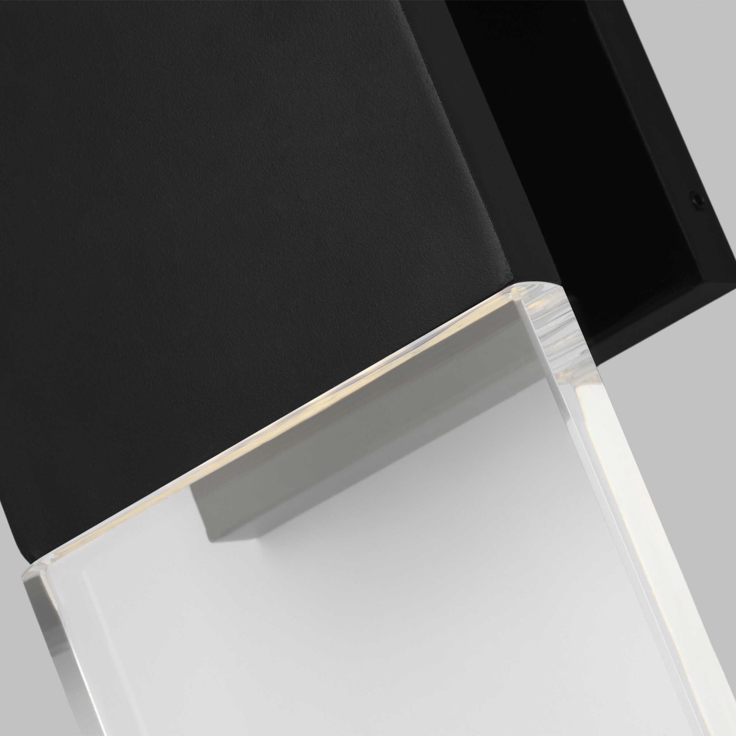 Visual Comfort Modern Kulma 1-Light Black Wall Sconce