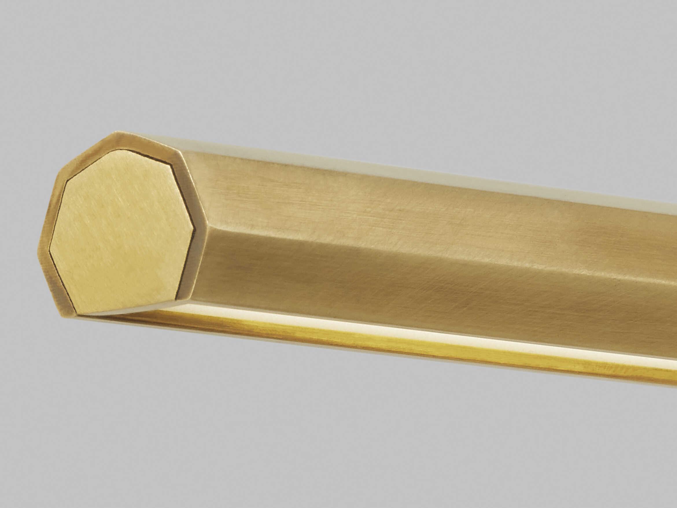 Visual Comfort Modern Plural 1-Light Natural Brass Picture Light