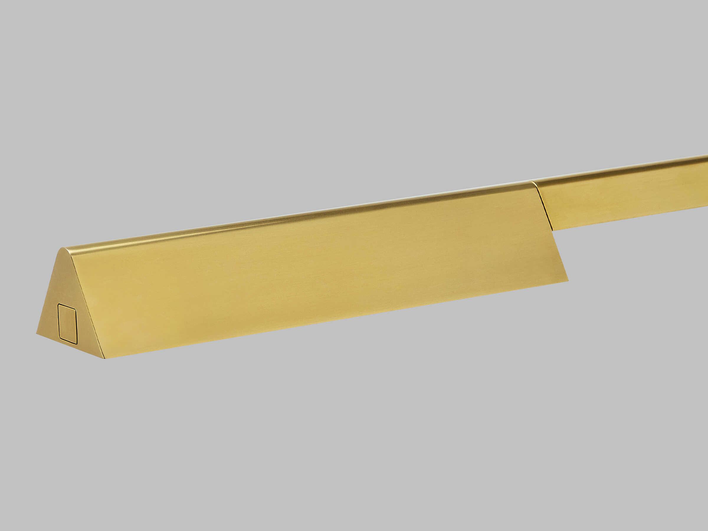 Visual Comfort Modern Dessau Natural Brass Desk Lamp