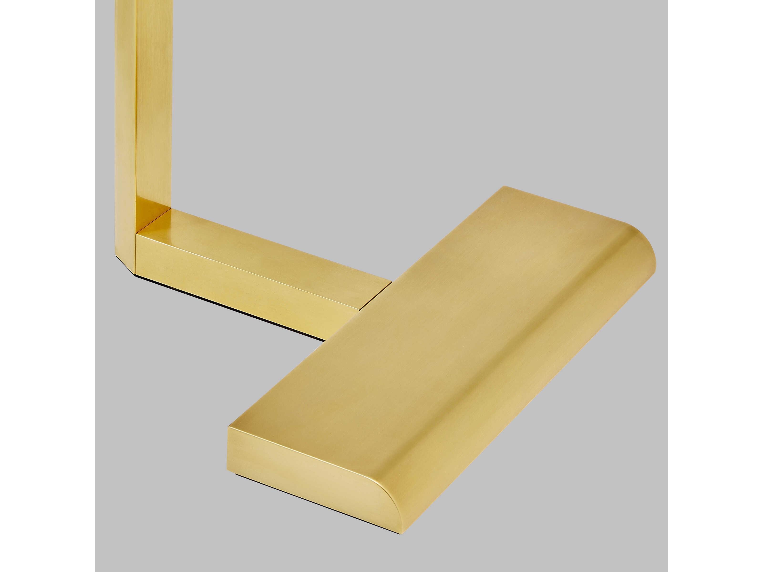 Visual Comfort Modern Dessau Natural Brass Desk Lamp